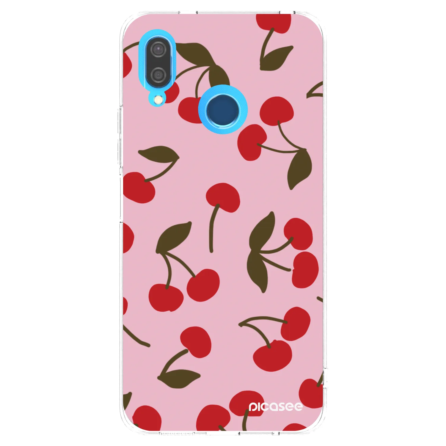 Picasee διαφανής θήκη σιλικόνης Huawei P20 Lite - Cherry