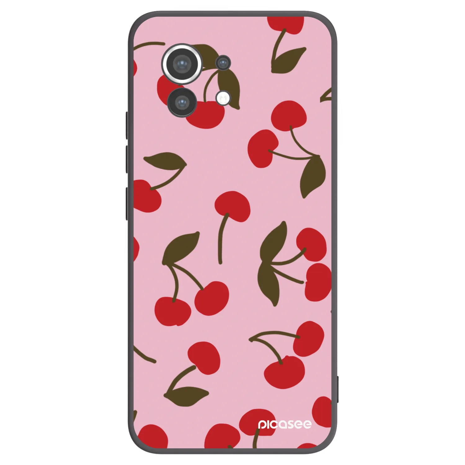 Picasee Μαύρη θήκη σιλικόνης για Xiaomi Mi 11 - Cherry