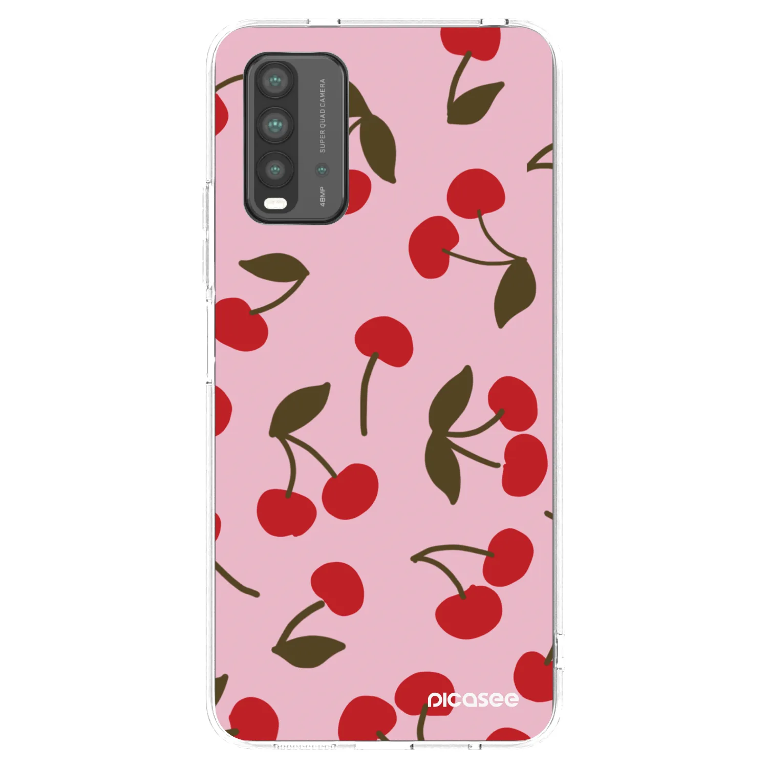 Picasee διαφανής θήκη σιλικόνης Xiaomi Redmi 9T - Cherry
