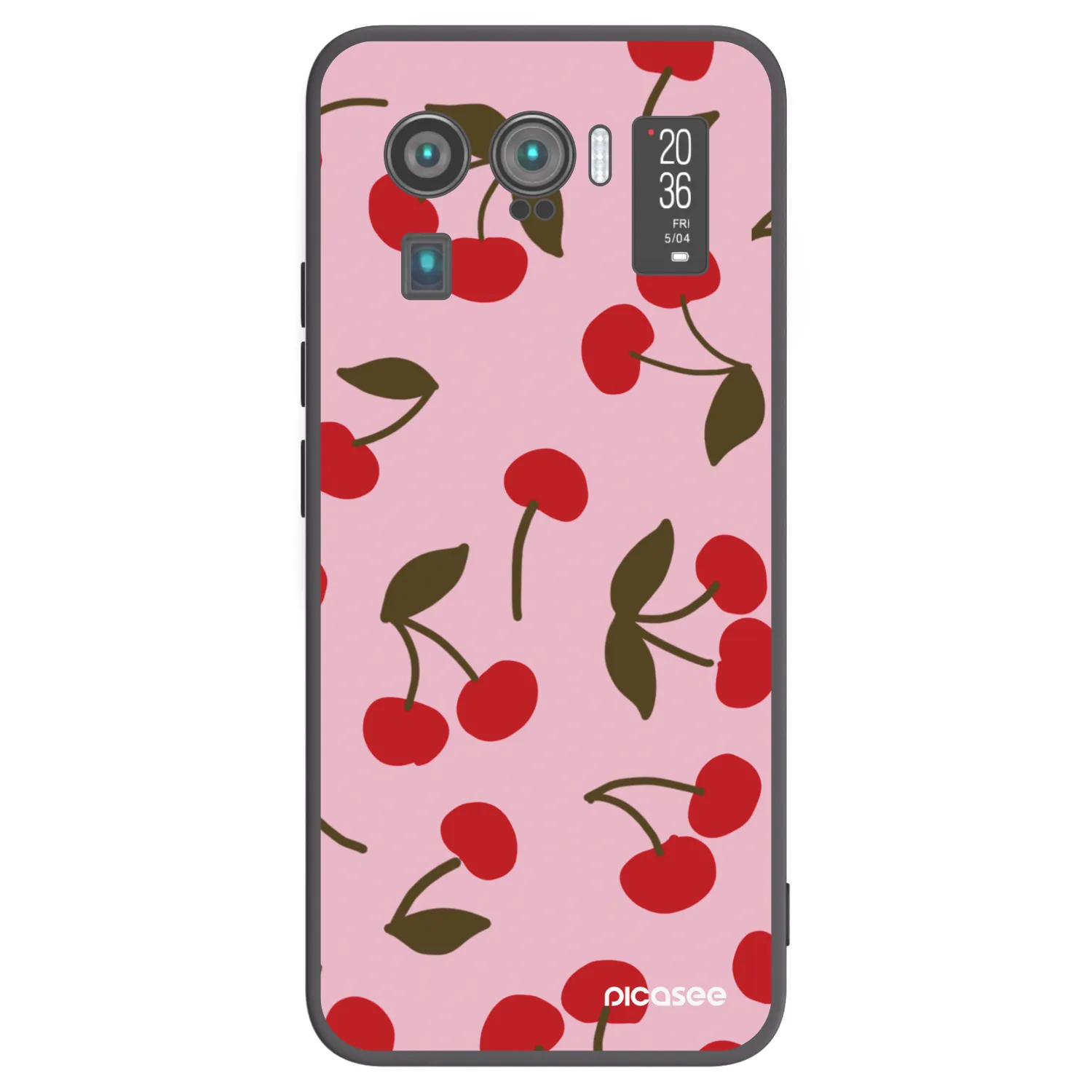 Picasee Μαύρη θήκη σιλικόνης για Xiaomi Mi 11 Ultra - Cherry