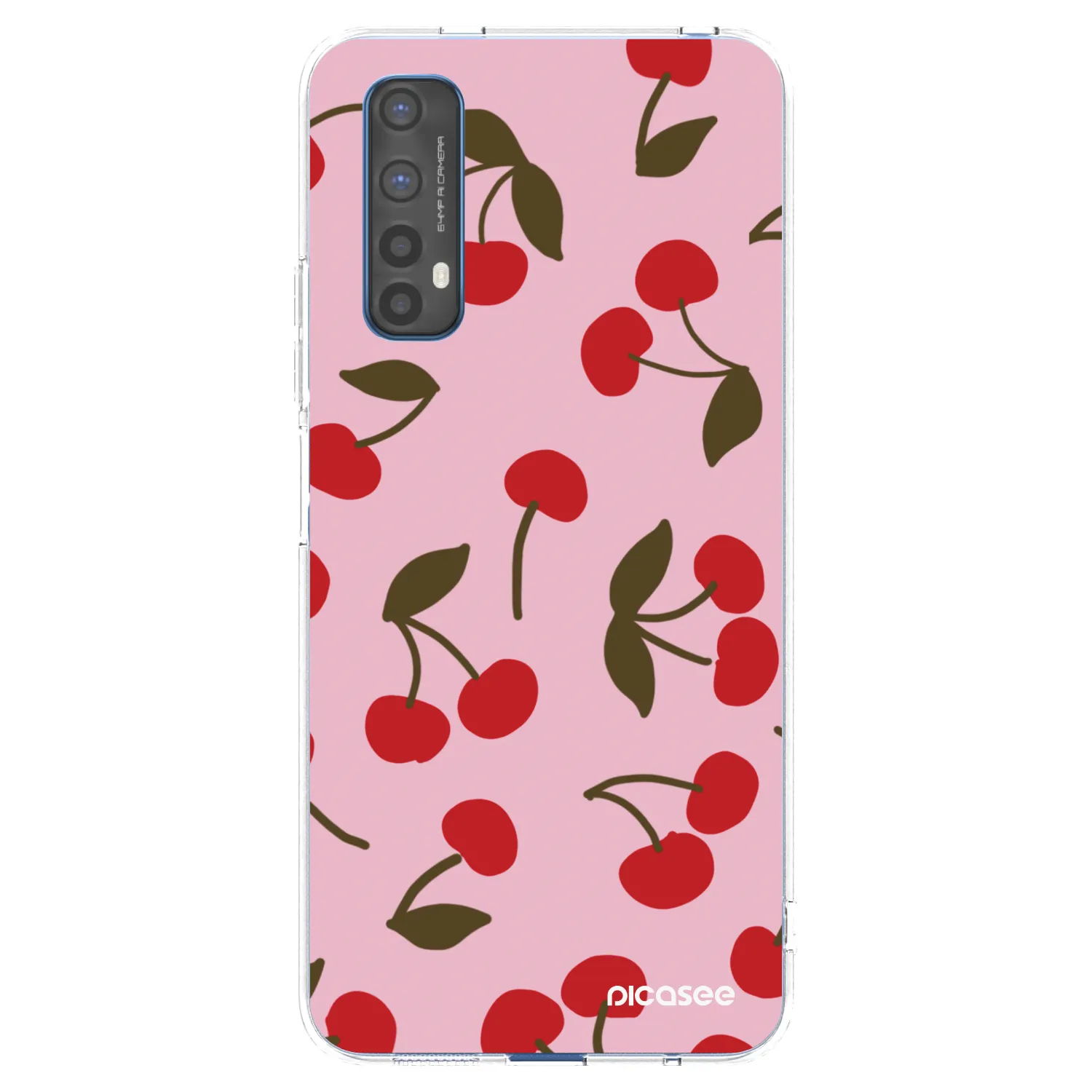 Picasee διαφανής θήκη σιλικόνης Realme 7 - Cherry