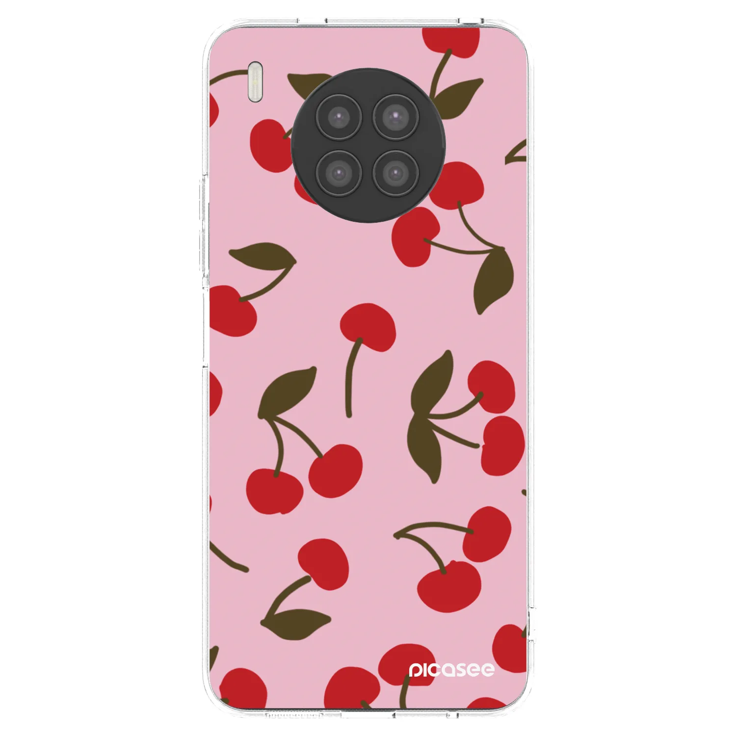 Picasee διαφανής θήκη σιλικόνης Huawei Nova 8i - Cherry