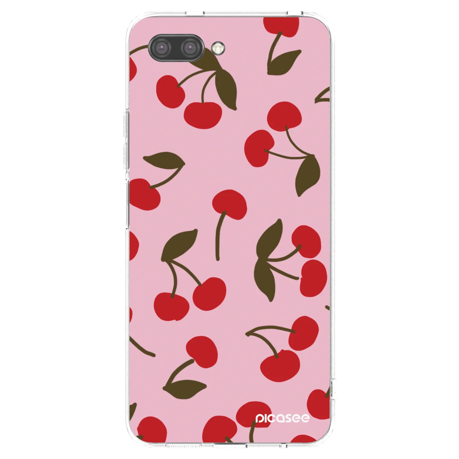 Picasee διαφανής θήκη σιλικόνης Honor 10 - Cherry