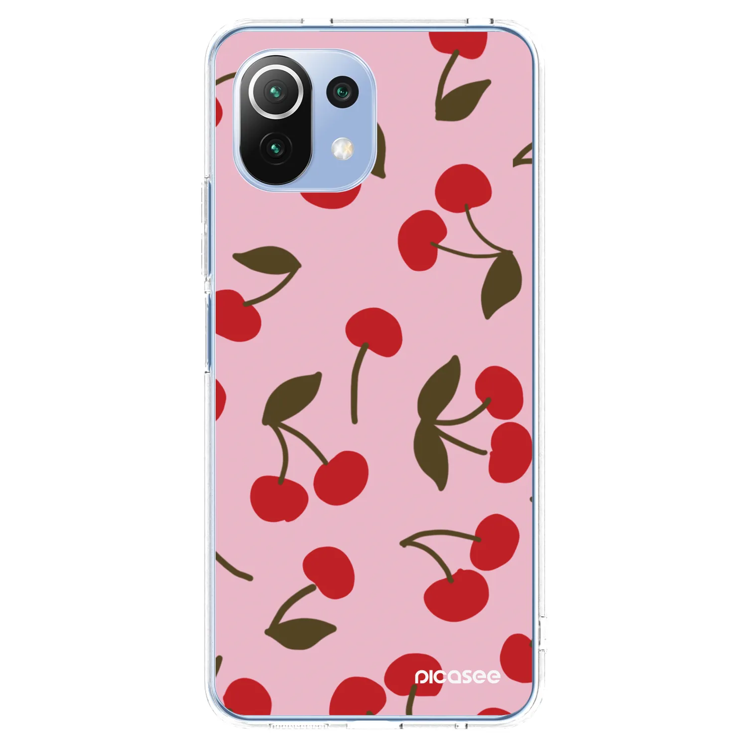 Picasee διαφανής θήκη σιλικόνης Xiaomi 11 Lite 5G NE - Cherry