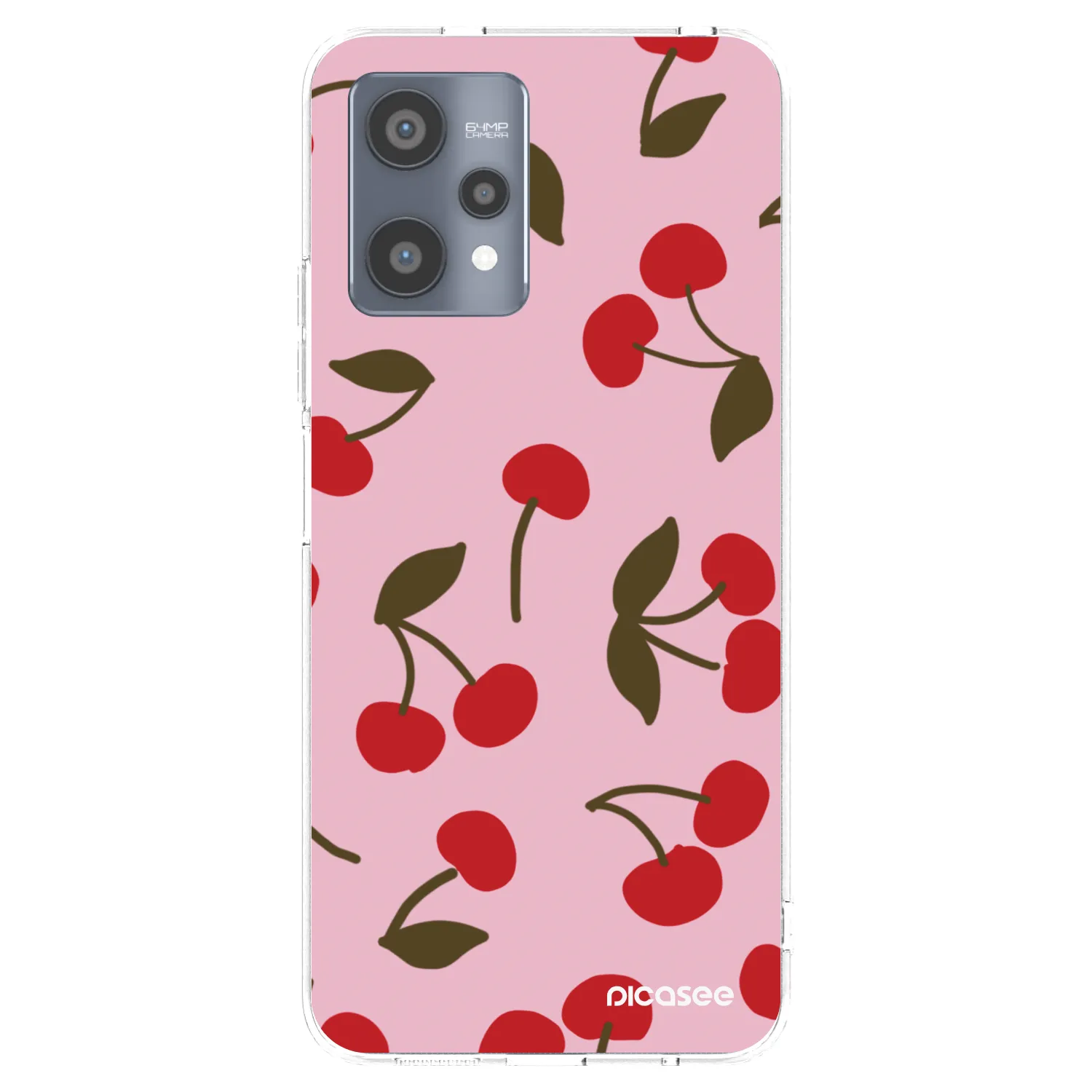 Picasee διαφανής θήκη σιλικόνης Realme 9 Pro 5G - Cherry