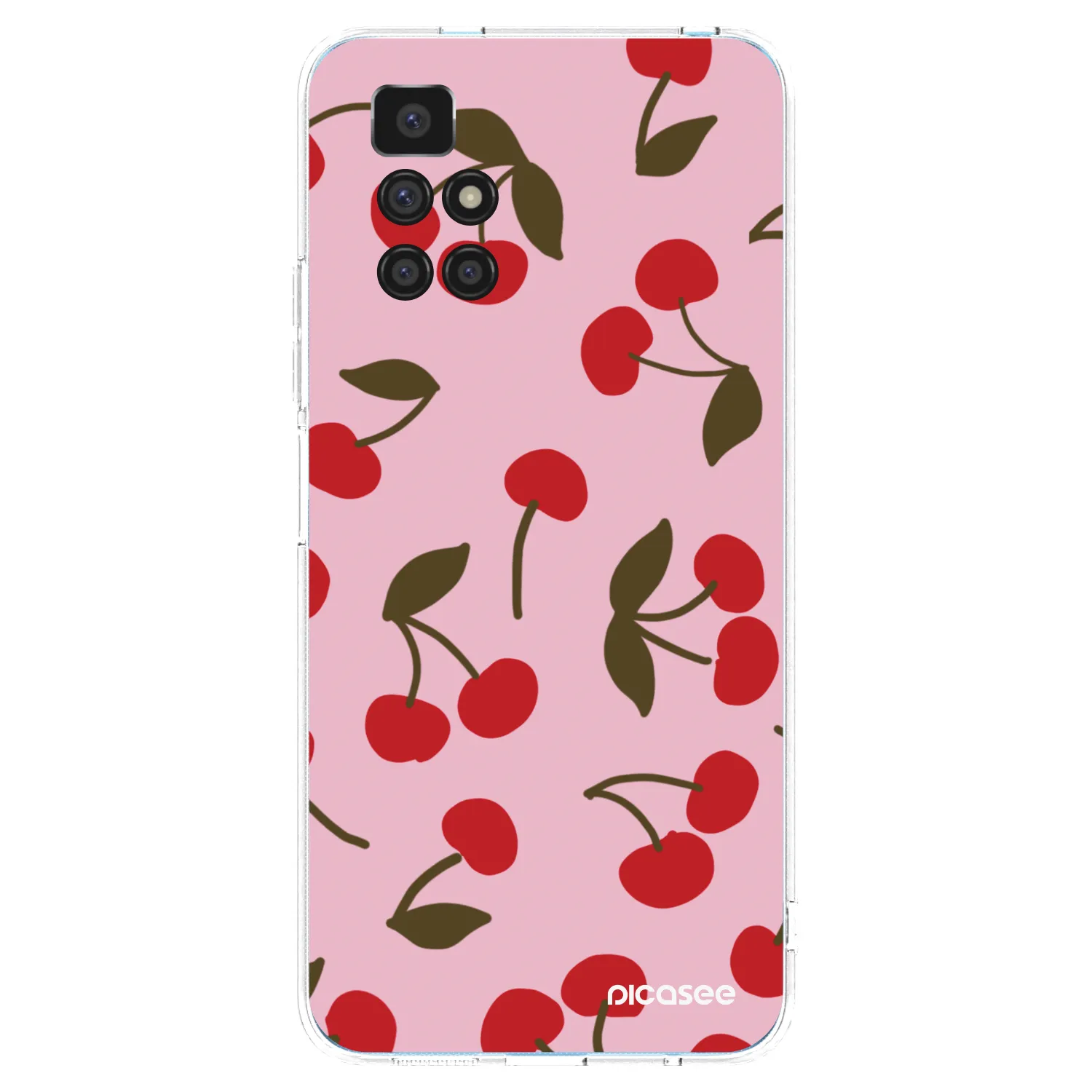 Picasee διαφανής θήκη σιλικόνης Xiaomi Redmi 10 (2022) - Cherry