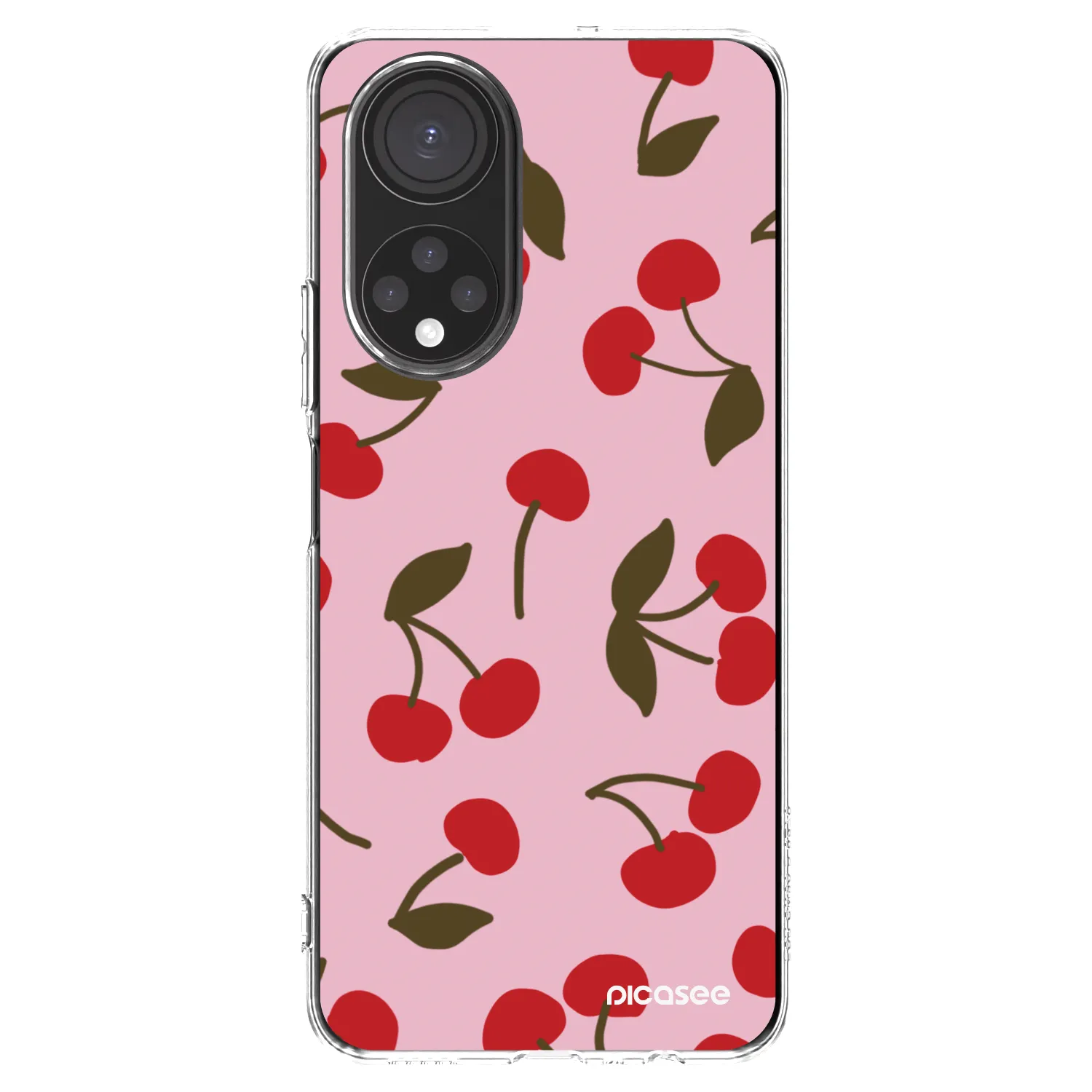 Picasee διαφανής θήκη σιλικόνης Honor X7 - Cherry