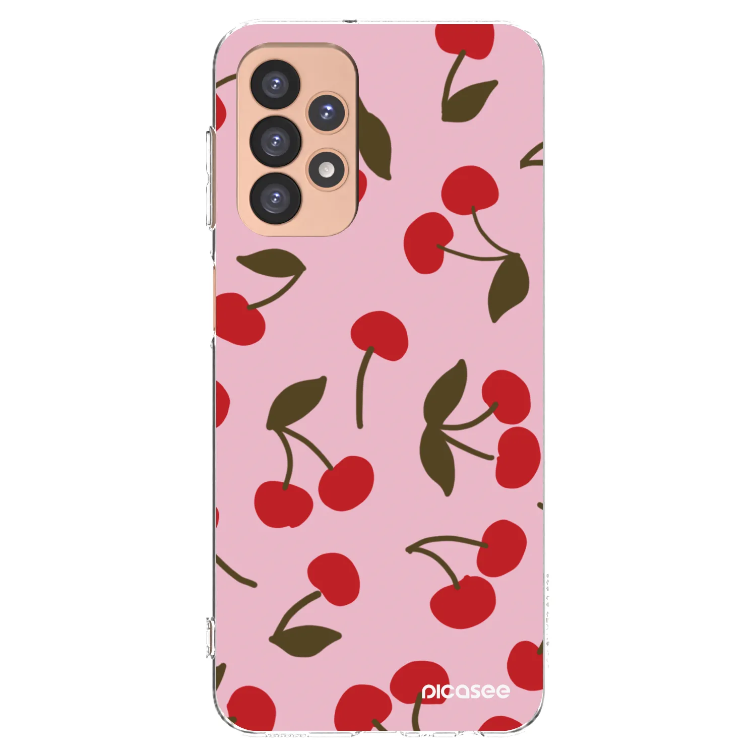 Picasee διαφανής θήκη σιλικόνης Samsung Galaxy A23 A236B 5G - Cherry