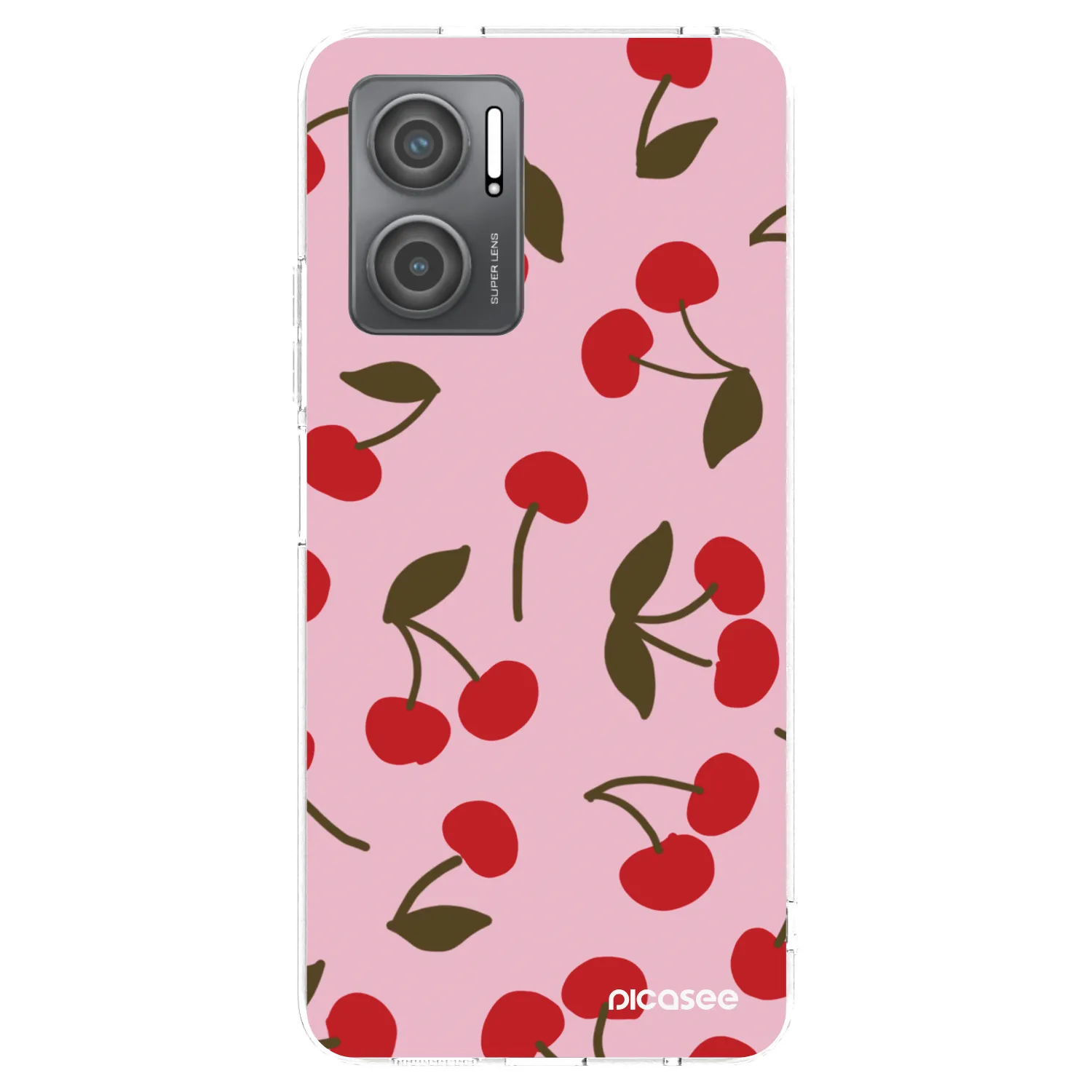 Picasee διαφανής θήκη σιλικόνης Xiaomi Redmi 10 5G - Cherry