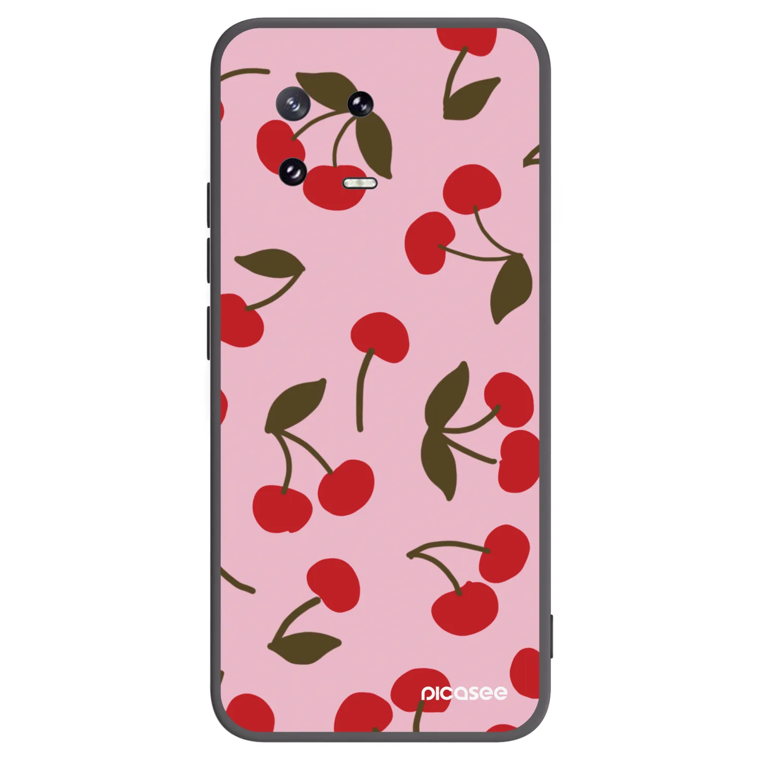Picasee Μαύρη θήκη σιλικόνης για Xiaomi 13 Pro - Cherry
