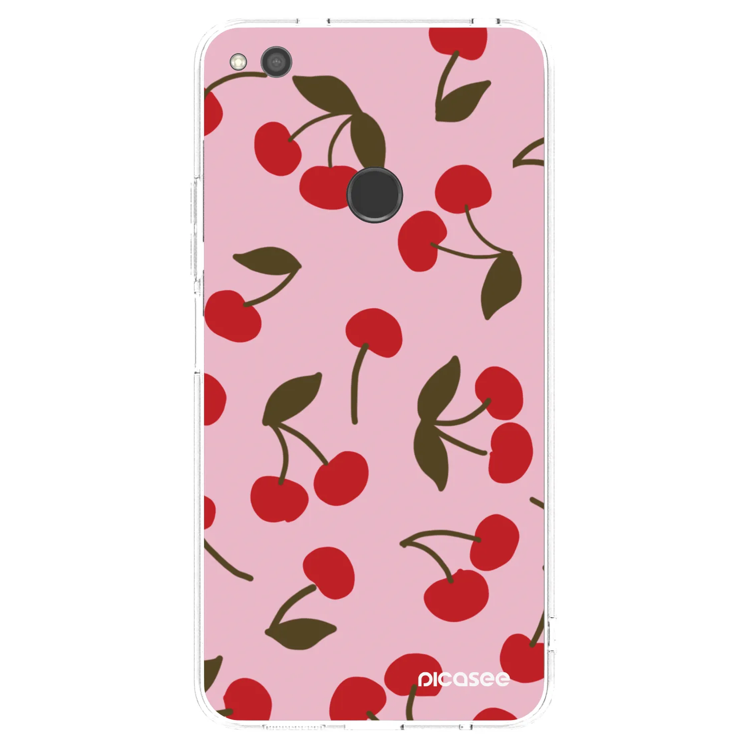 Picasee διαφανής θήκη σιλικόνης Huawei P9 Lite 2017 - Cherry