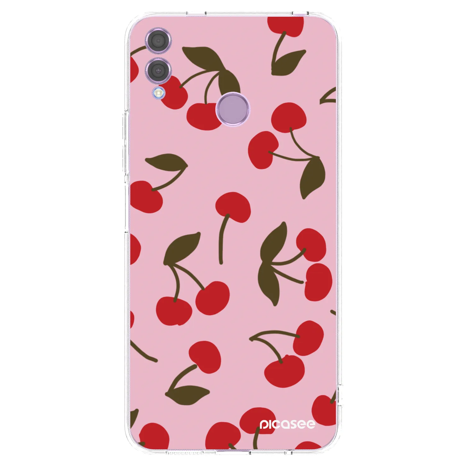 Picasee διαφανής θήκη σιλικόνης Honor 8X - Cherry