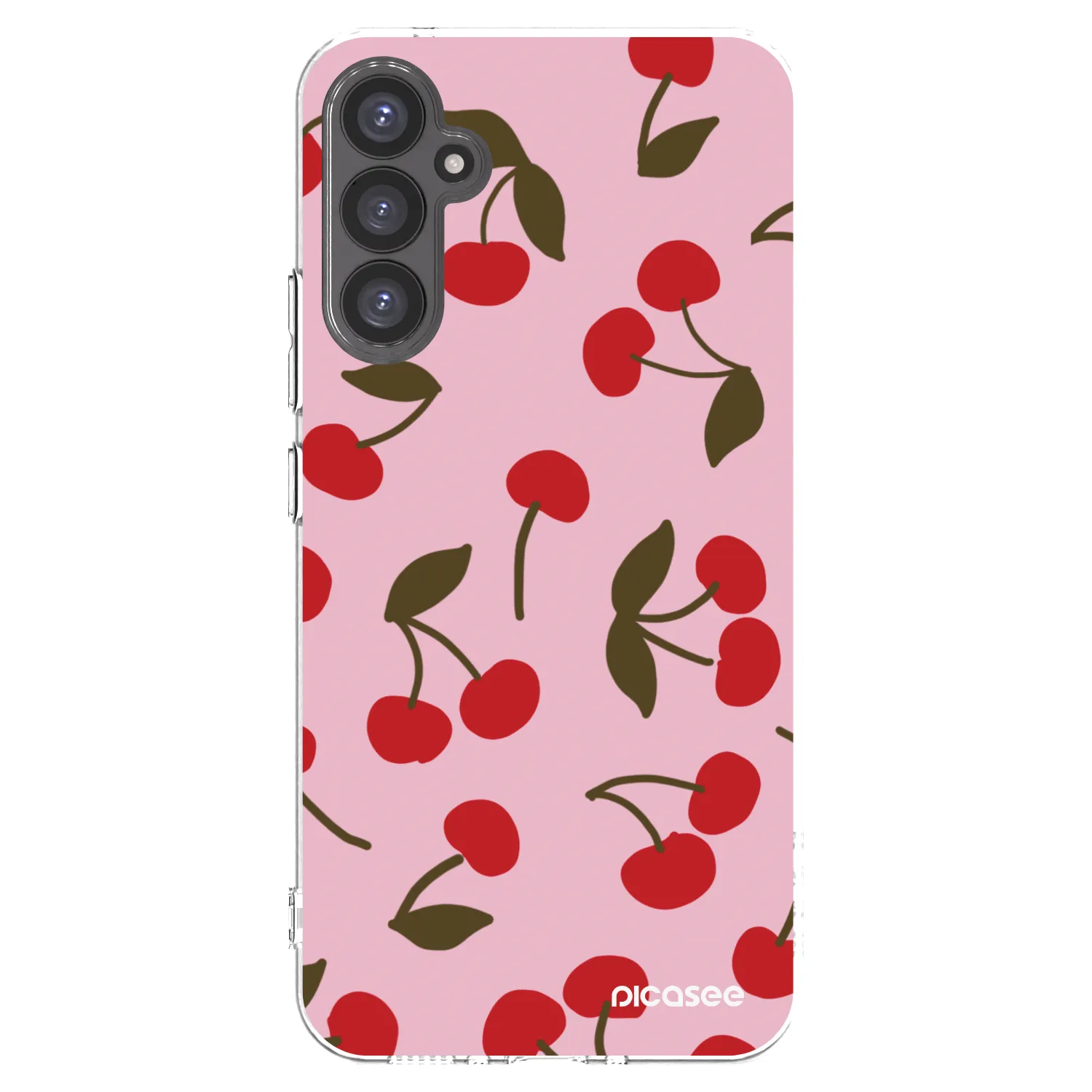 Picasee διαφανής θήκη σιλικόνης Samsung Galaxy A34 5G A346B - Cherry