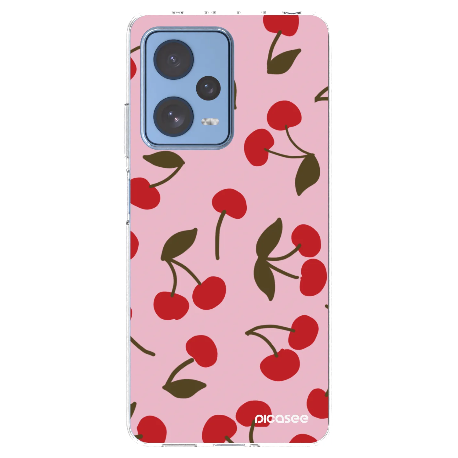 Picasee διαφανής θήκη σιλικόνης Xiaomi Redmi Note 12 Pro 5G - Cherry