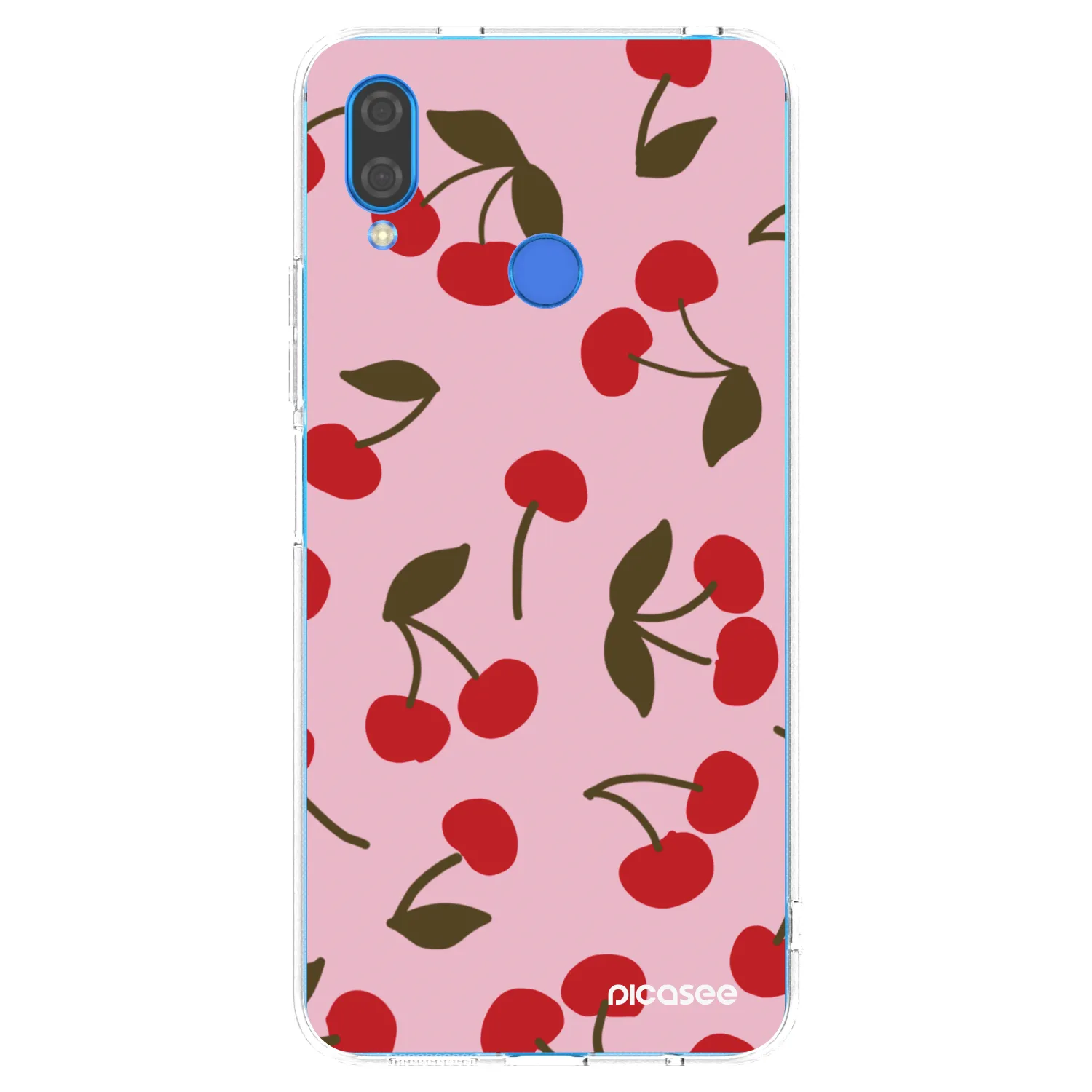 Picasee διαφανής θήκη σιλικόνης Huawei Nova 3 - Cherry