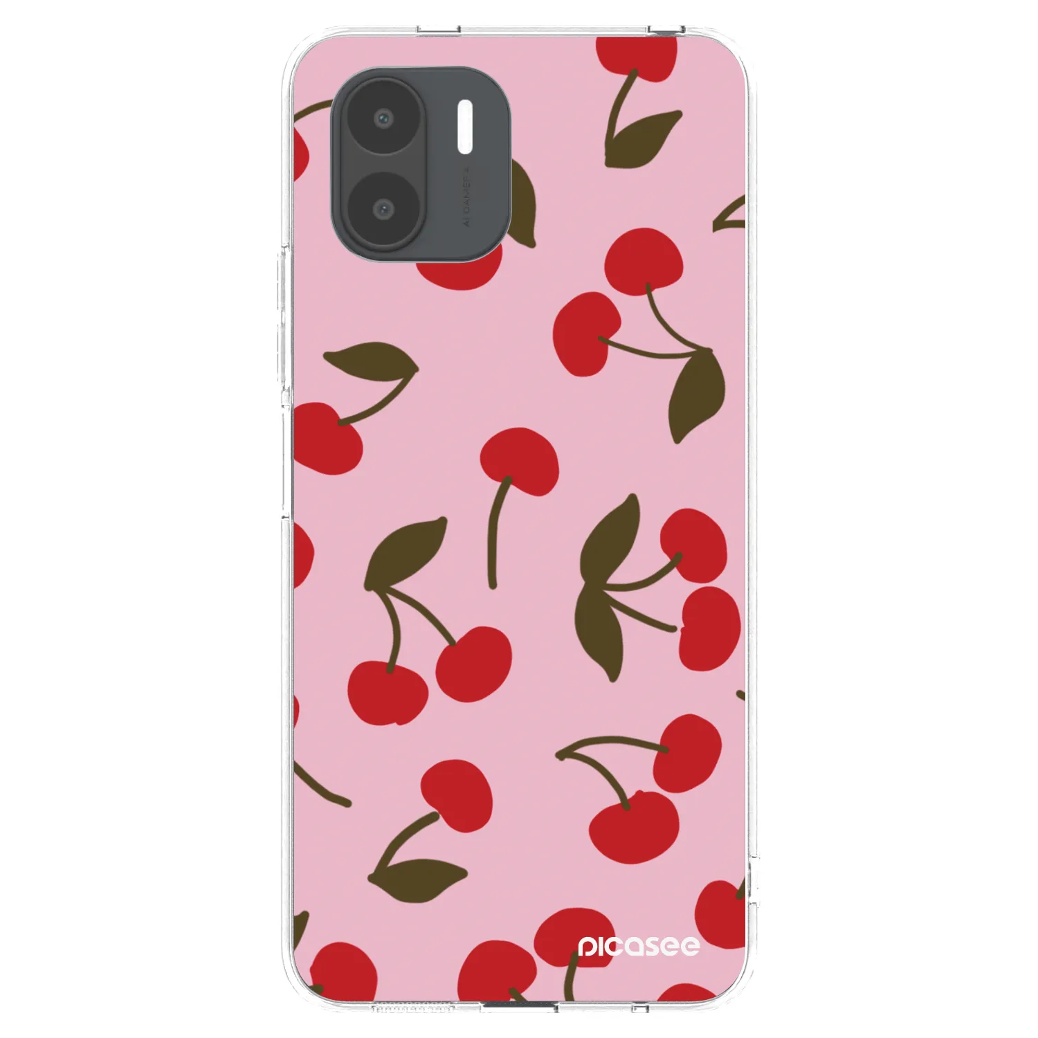 Picasee διαφανής θήκη σιλικόνης Xiaomi Redmi A2 - Cherry