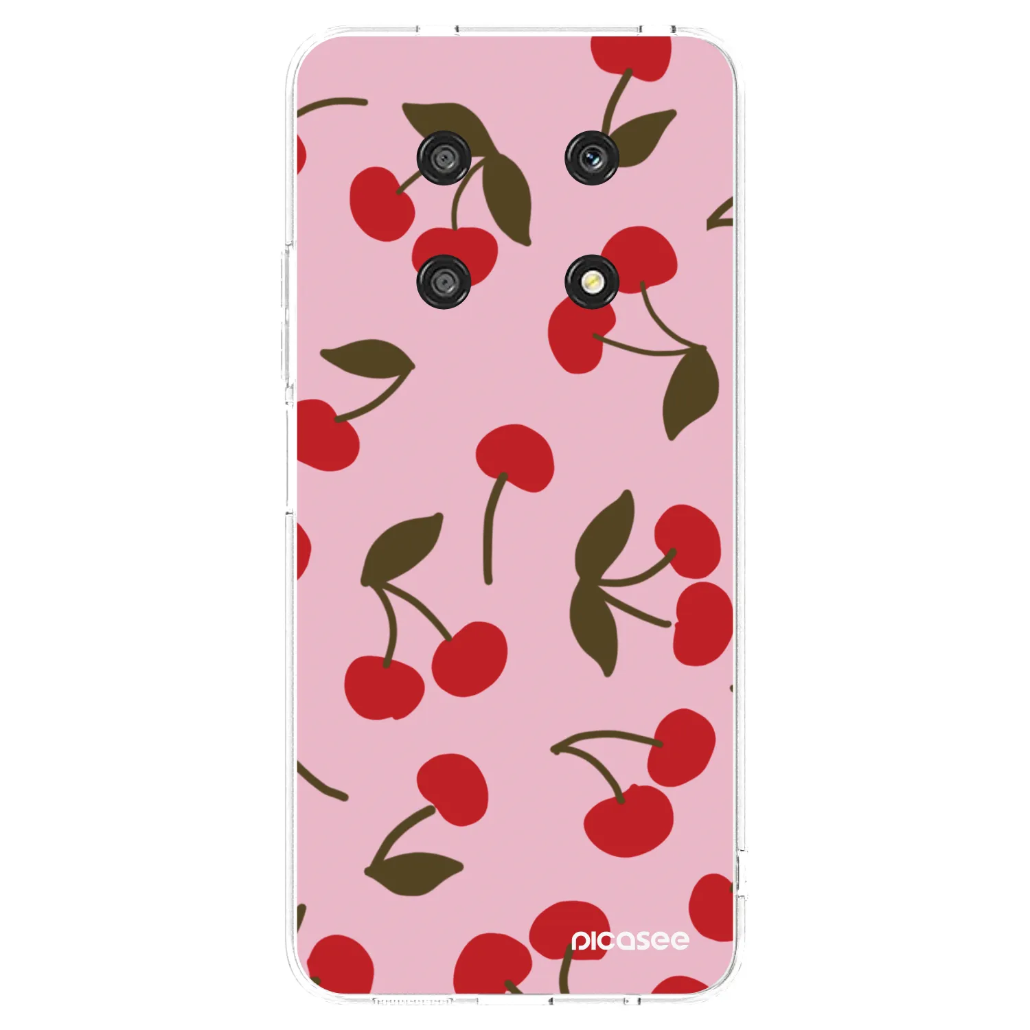 Picasee διαφανής θήκη σιλικόνης Honor Magic4 Lite 5G - Cherry