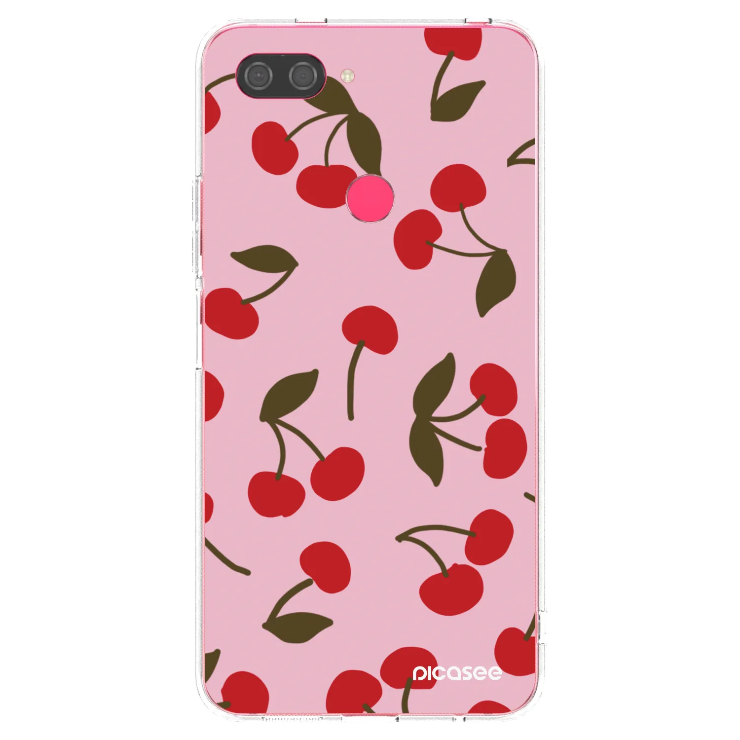 Picasee διαφανής θήκη σιλικόνης Xiaomi Mi 8 Lite - Cherry