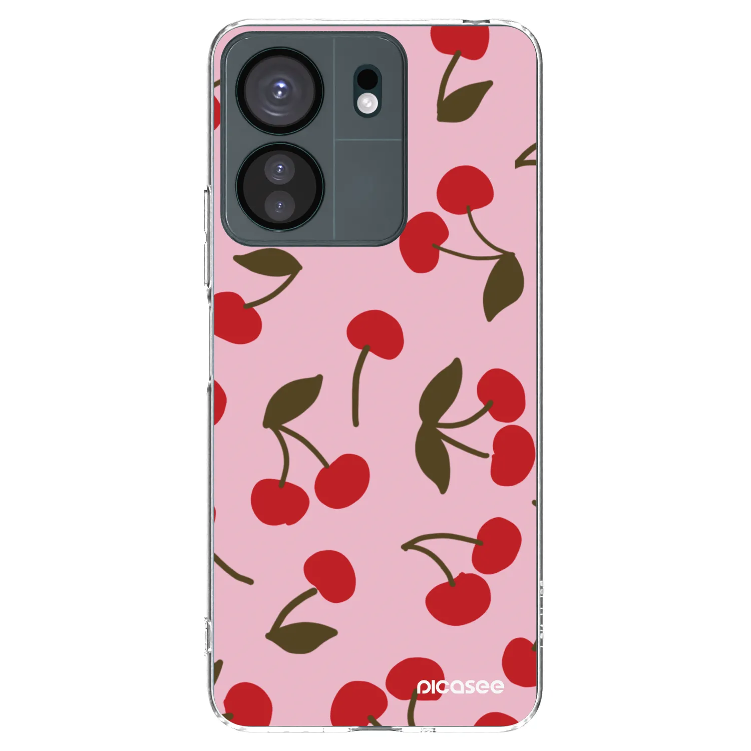 Picasee διαφανής θήκη σιλικόνης Xiaomi Redmi 13C 4G - Cherry