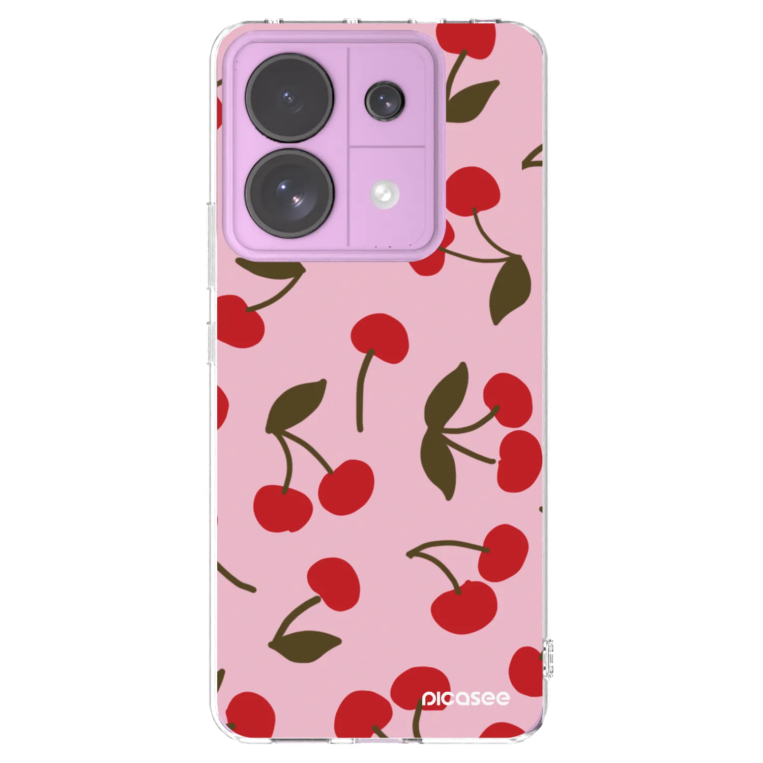 Picasee διαφανής θήκη σιλικόνης Xiaomi Redmi Note 13 Pro 5G - Cherry