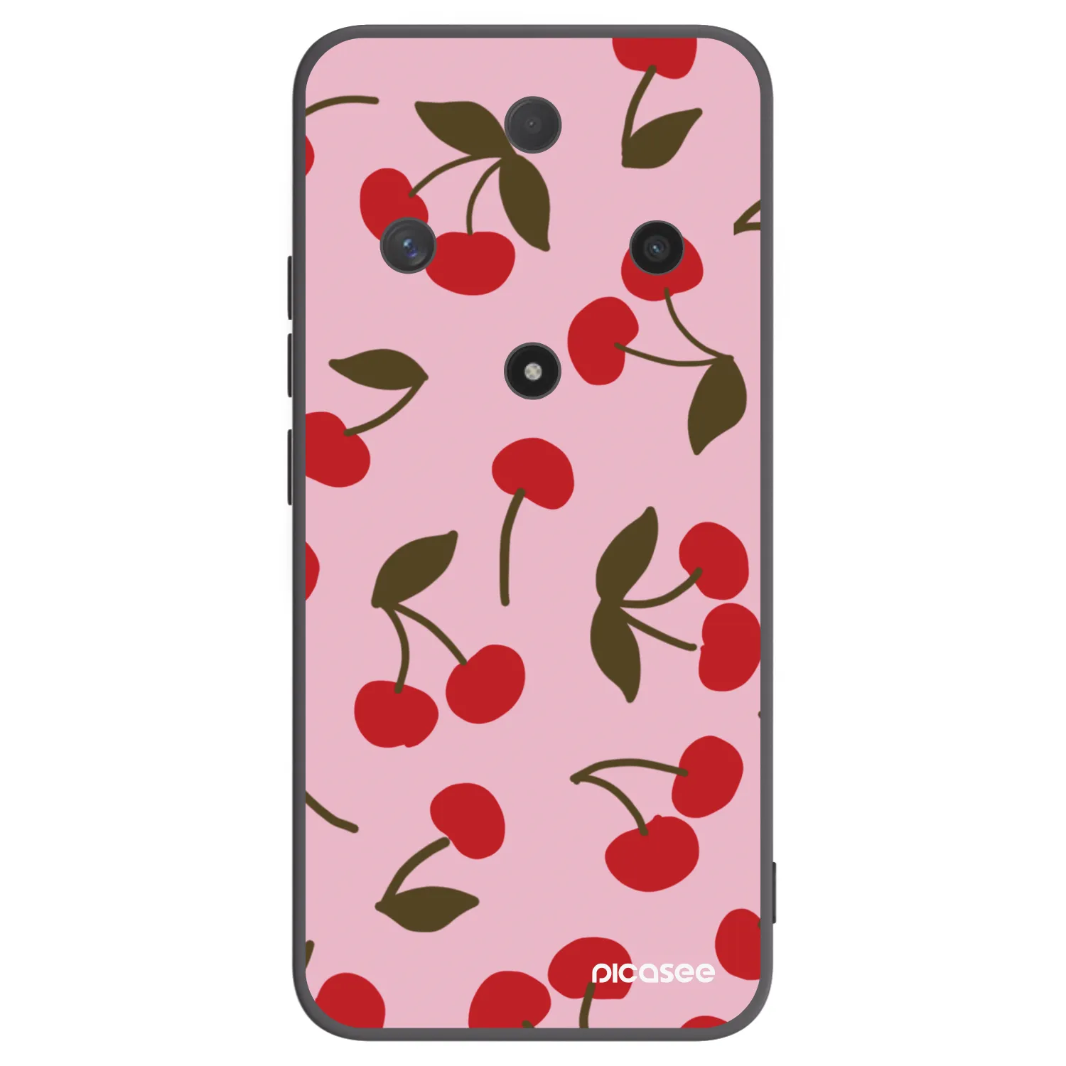 Picasee Μαύρη θήκη σιλικόνης για Honor Magic6 Lite 5G - Cherry