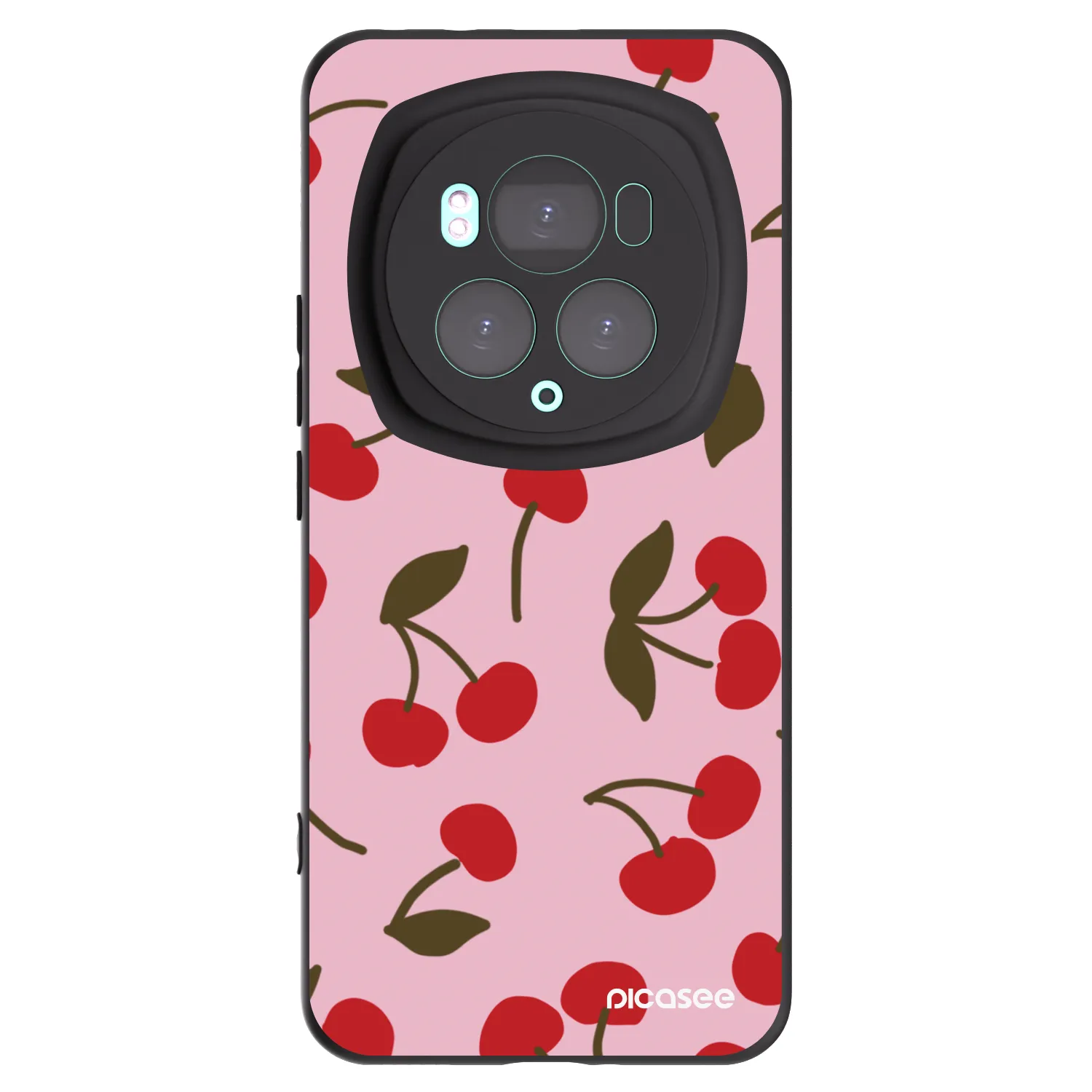 Picasee Μαύρη θήκη σιλικόνης για Honor Magic6 Pro - Cherry