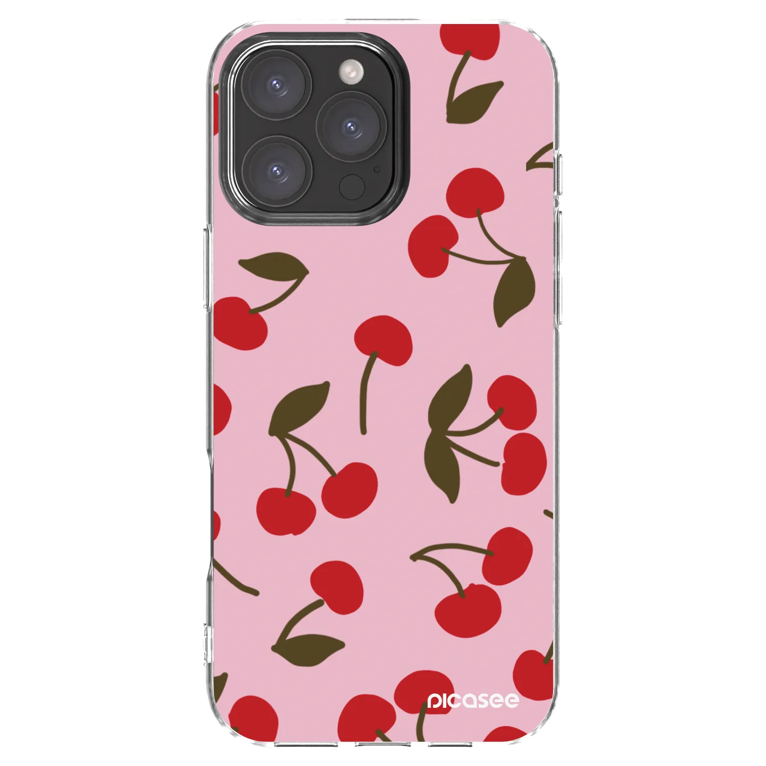 Picasee διαφανής θήκη σιλικόνης Apple iPhone 16 Pro Max - Cherry