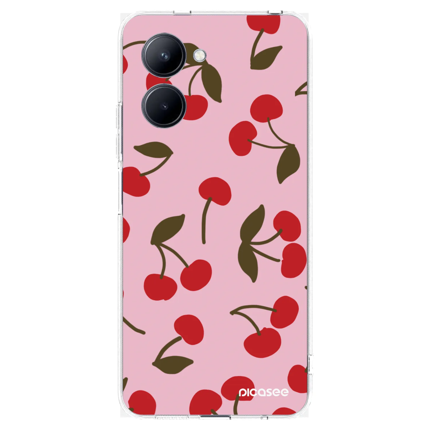 Picasee διαφανής θήκη σιλικόνης Realme C33 (2023) - Cherry