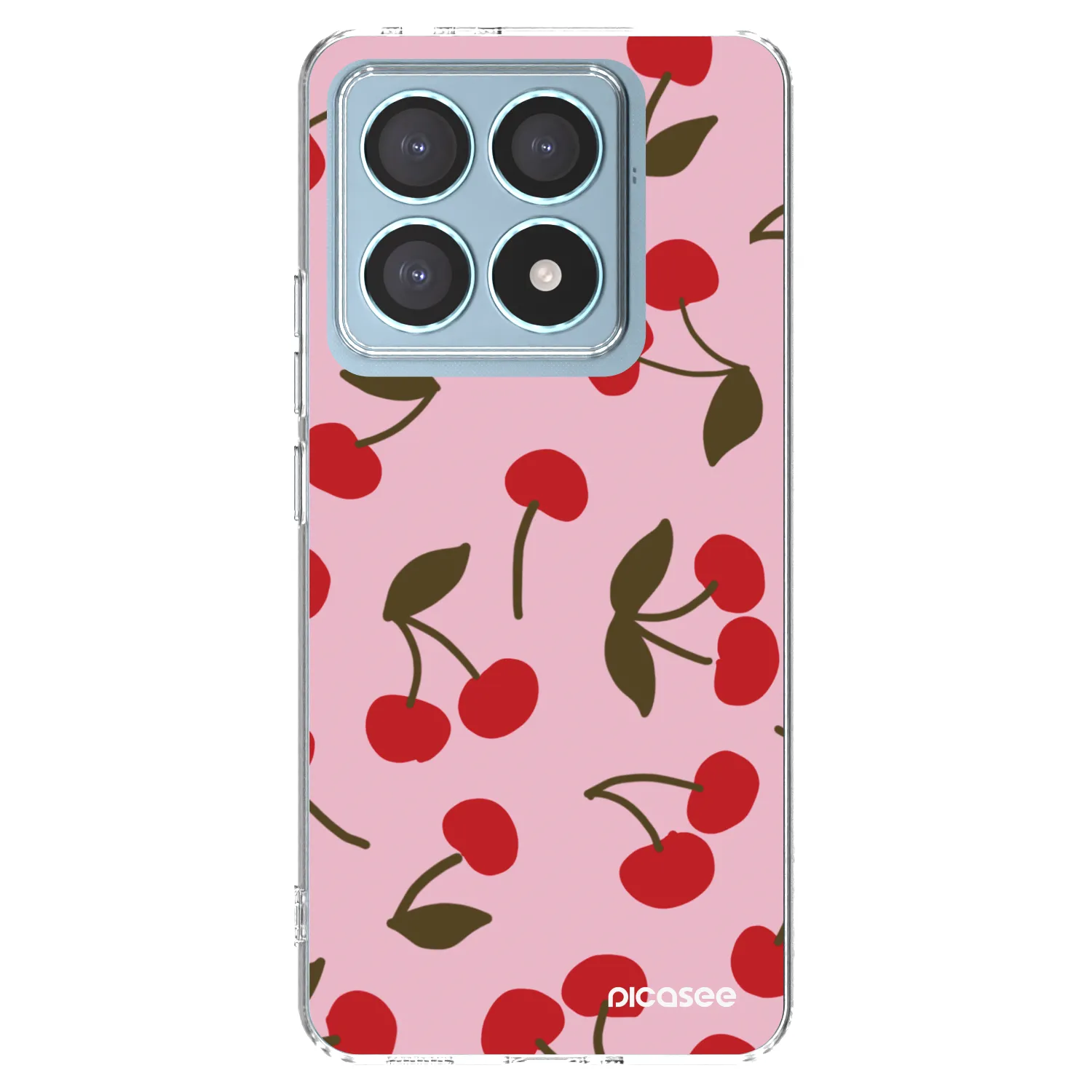 Picasee διαφανής θήκη σιλικόνης Xiaomi 14T Pro - Cherry