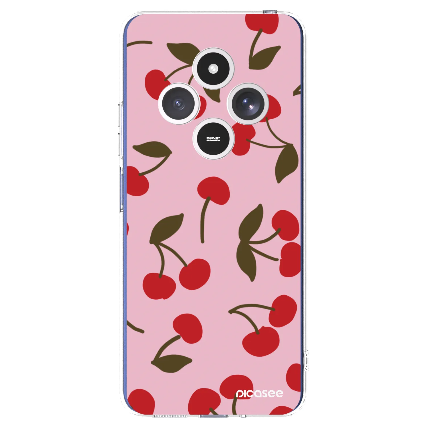 Picasee διαφανής θήκη σιλικόνης Xiaomi Redmi 14C - Cherry