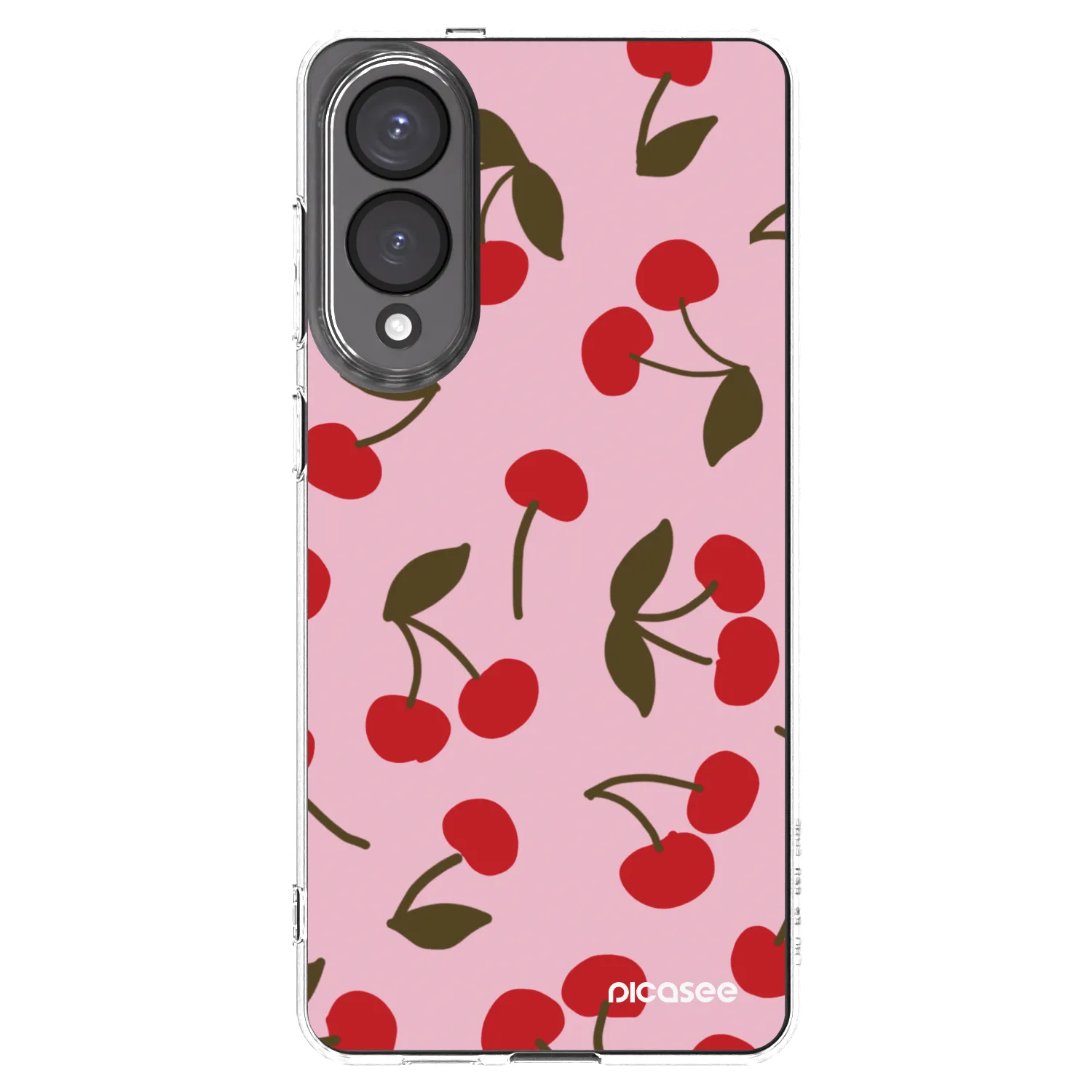 Picasee διαφανής θήκη σιλικόνης Samsung Galaxy S25 Edge 5G - Cherry
