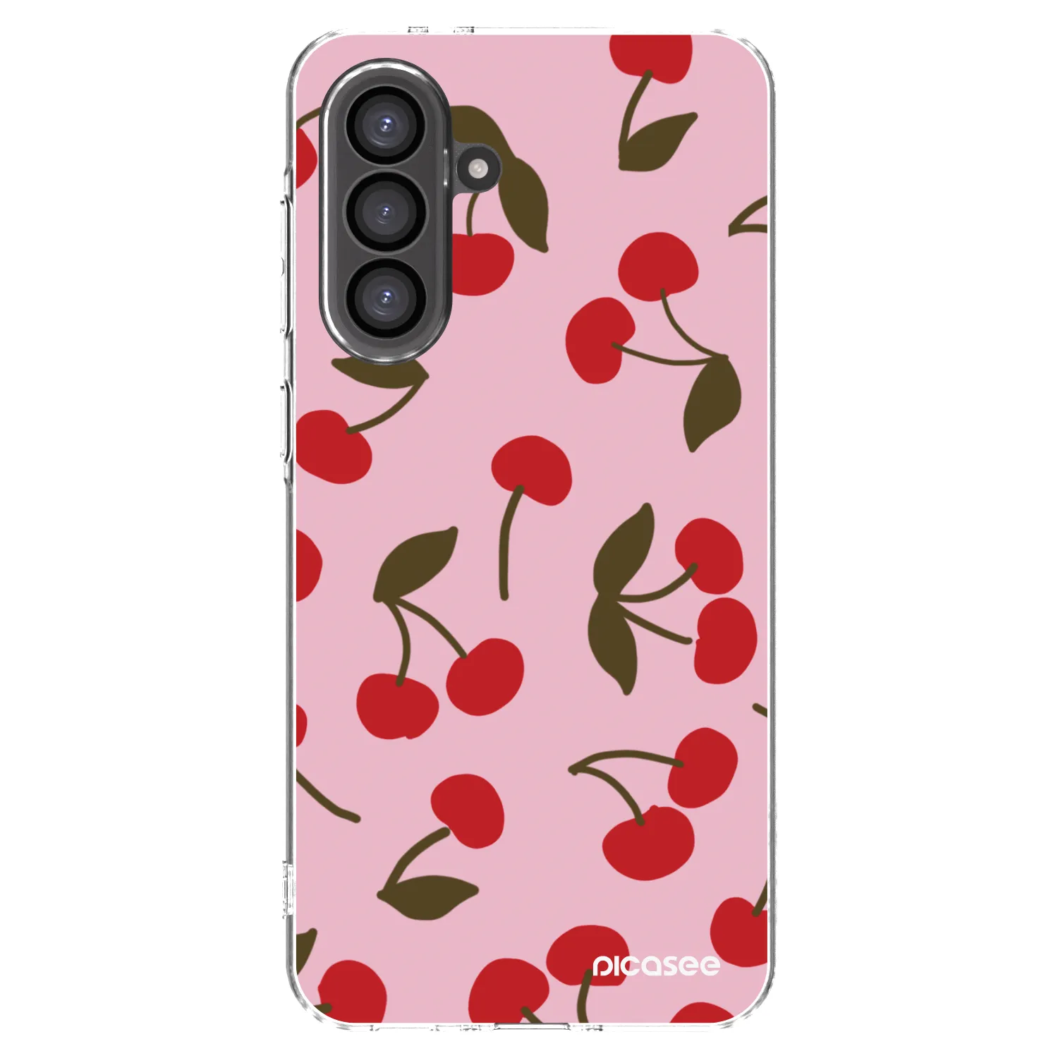 Picasee διαφανής θήκη σιλικόνης Samsung Galaxy A56 5G A566B - Cherry