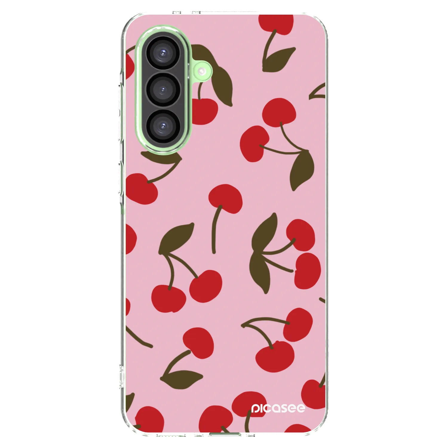 Picasee διαφανής θήκη σιλικόνης Samsung Galaxy A26 5G A266B - Cherry