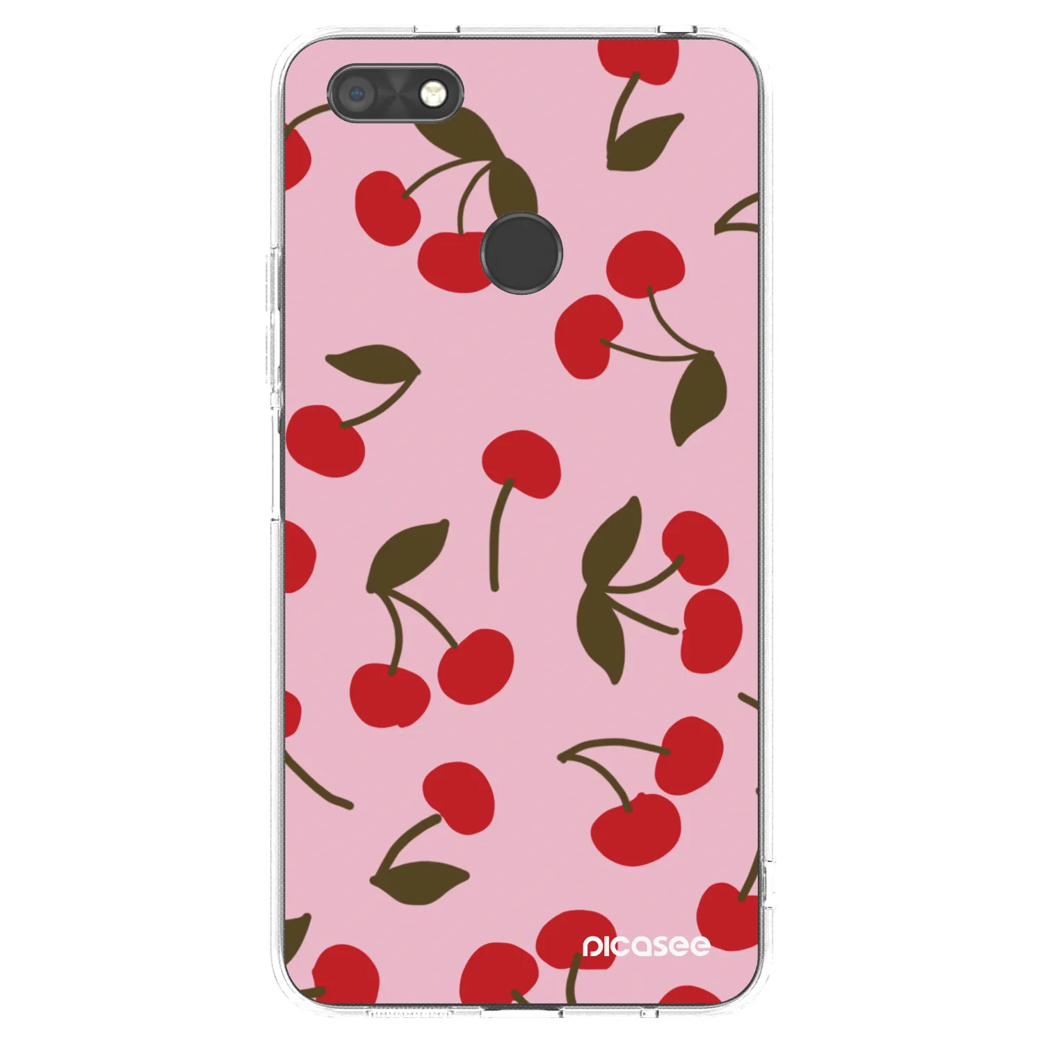 Picasee διαφανής θήκη σιλικόνης Huawei P9 Lite Mini - Cherry