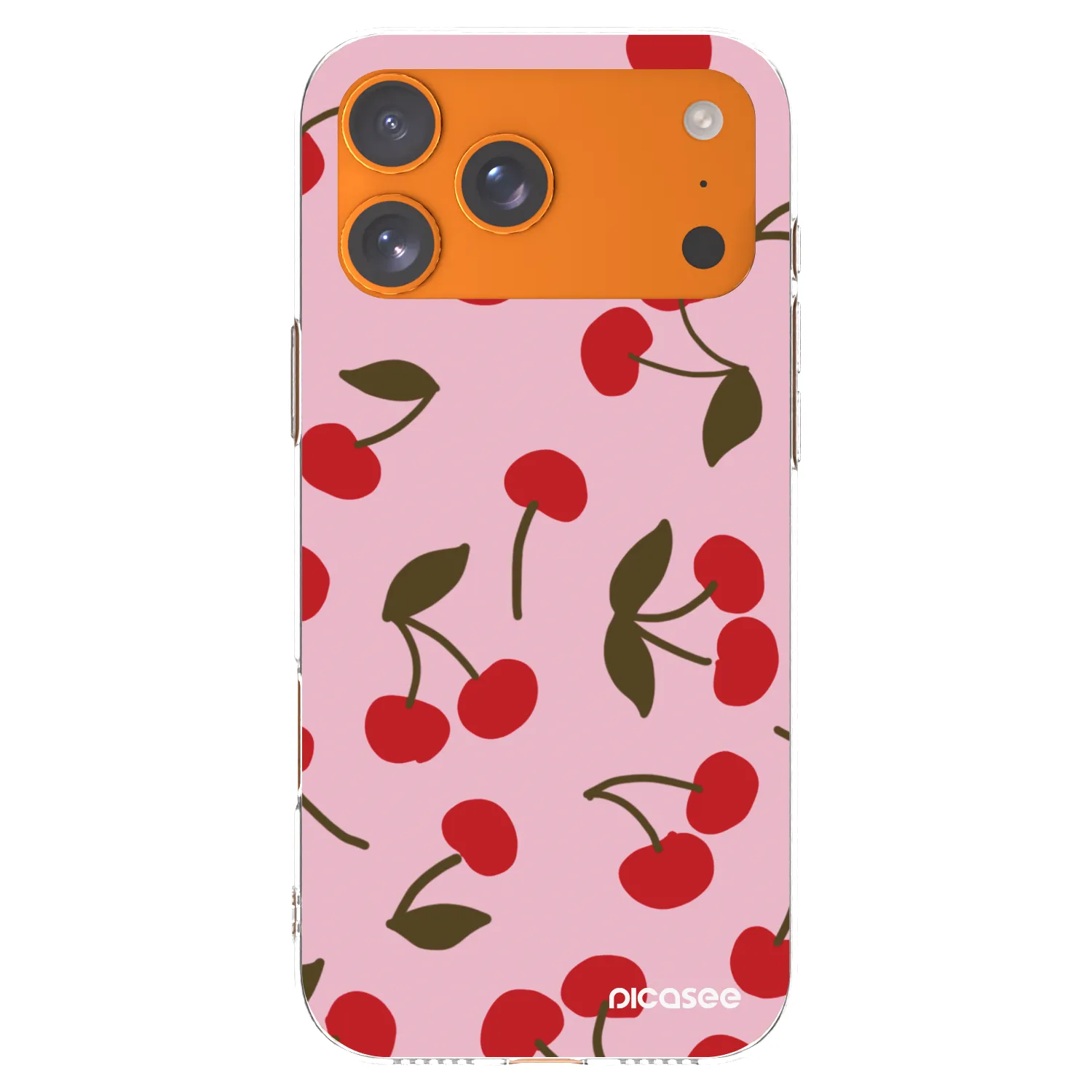 Picasee διαφανής θήκη σιλικόνης Apple iPhone 17 Pro Max - Cherry