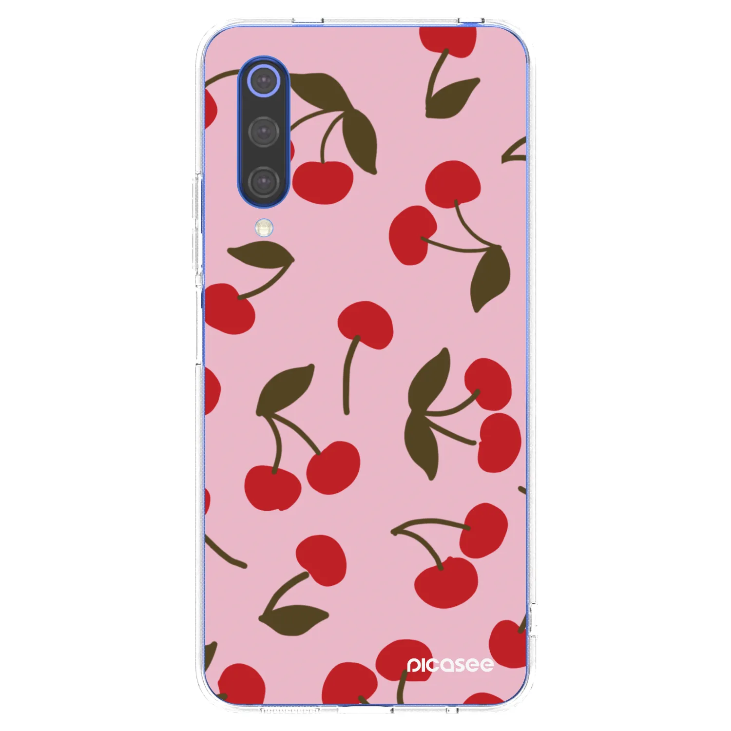 Picasee διαφανής θήκη σιλικόνης Xiaomi Mi 9 SE - Cherry