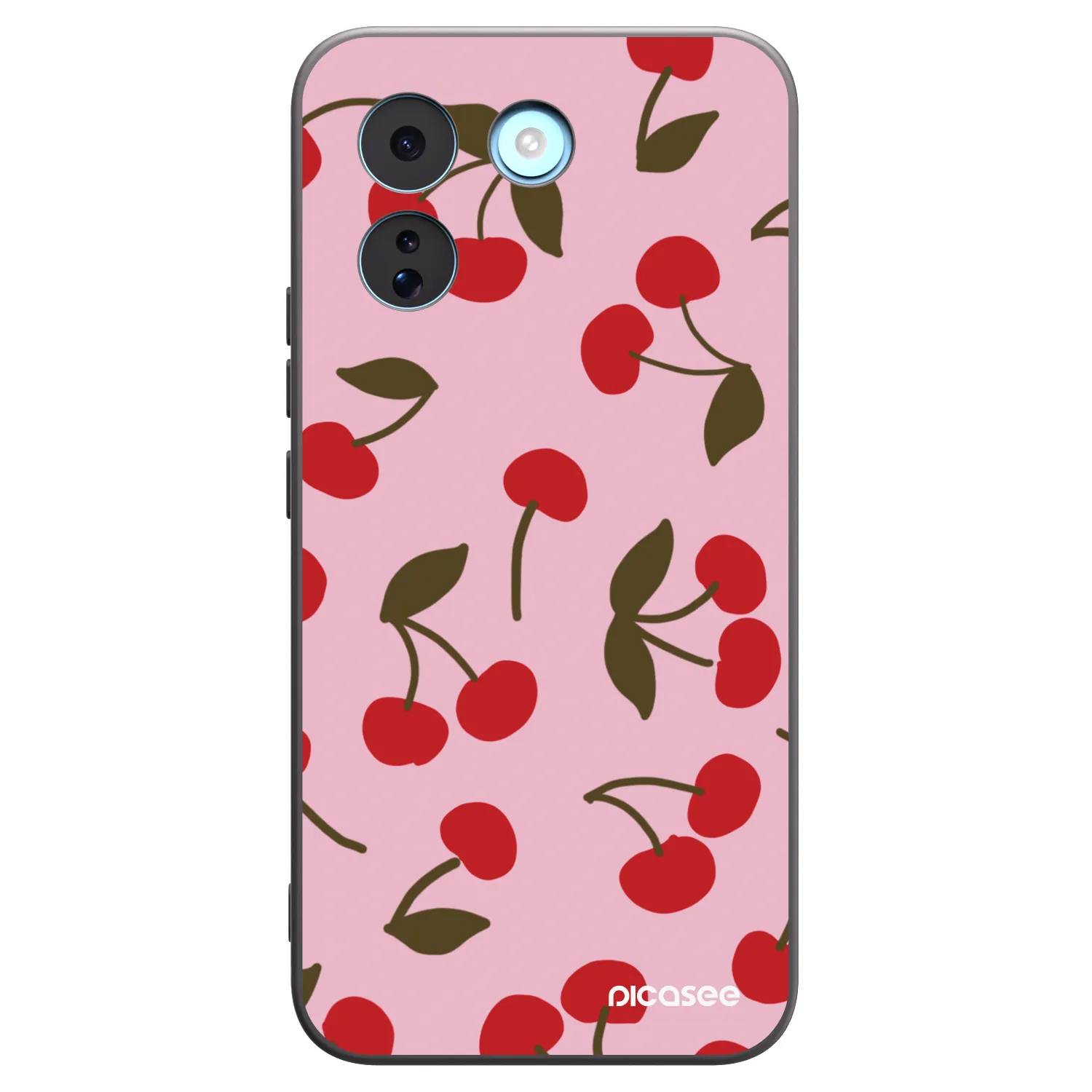 Picasee Μαύρη θήκη σιλικόνης για Xiaomi Redmi Note 17 Pro MAX 5G - Cherry