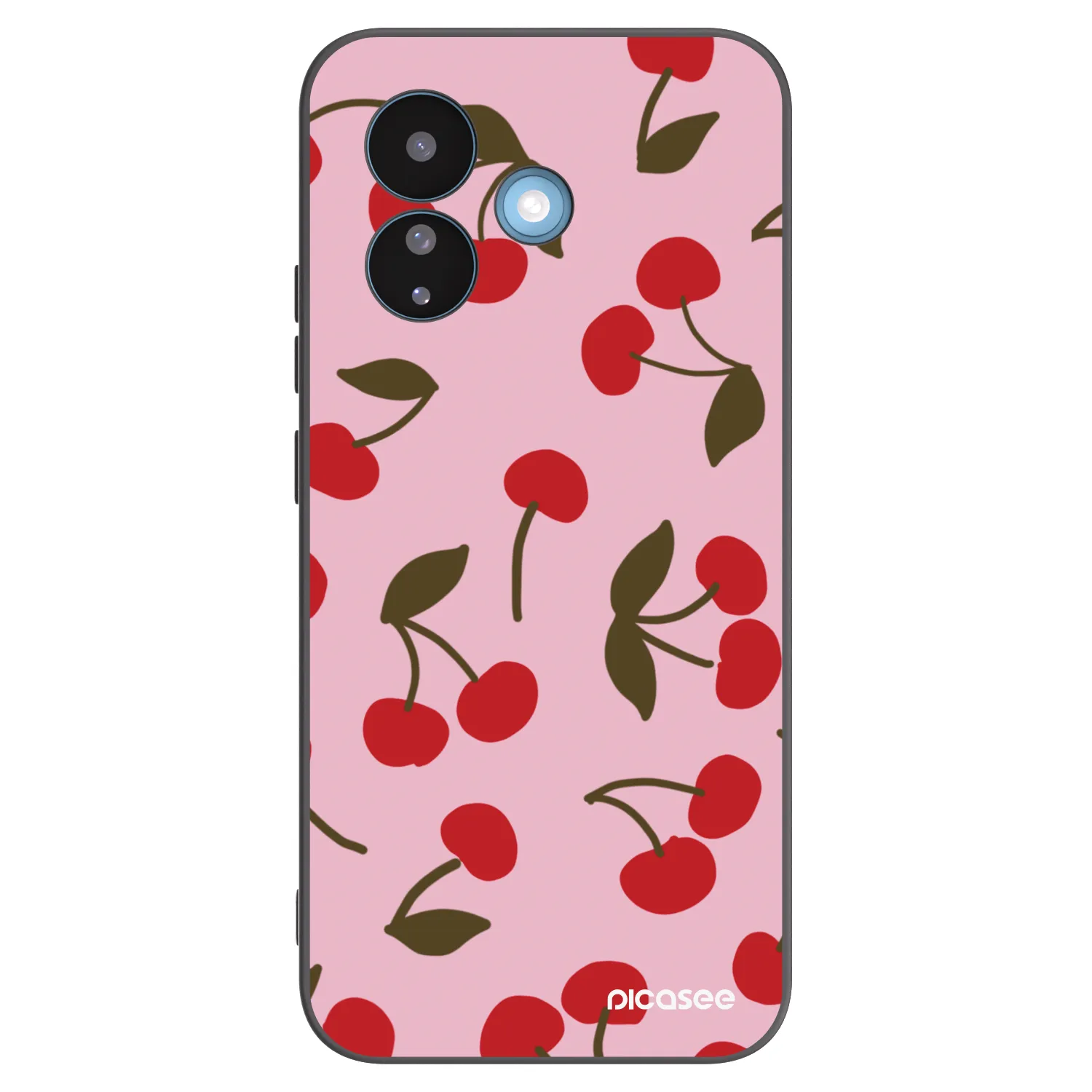 Picasee Μαύρη θήκη σιλικόνης για Xiaomi Redmi Note 17 Pro 5G - Cherry