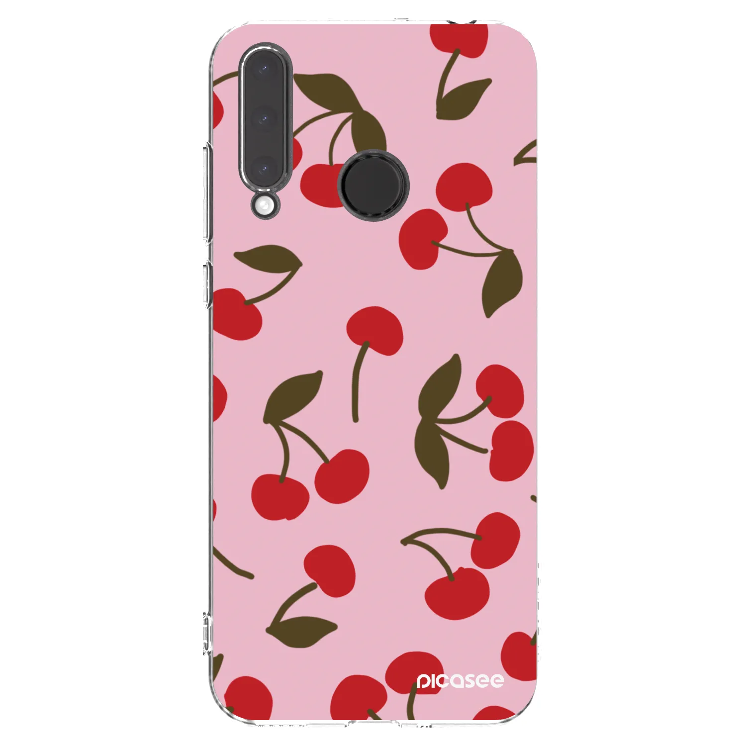 Picasee διαφανής θήκη σιλικόνης Honor 20 Lite - Cherry