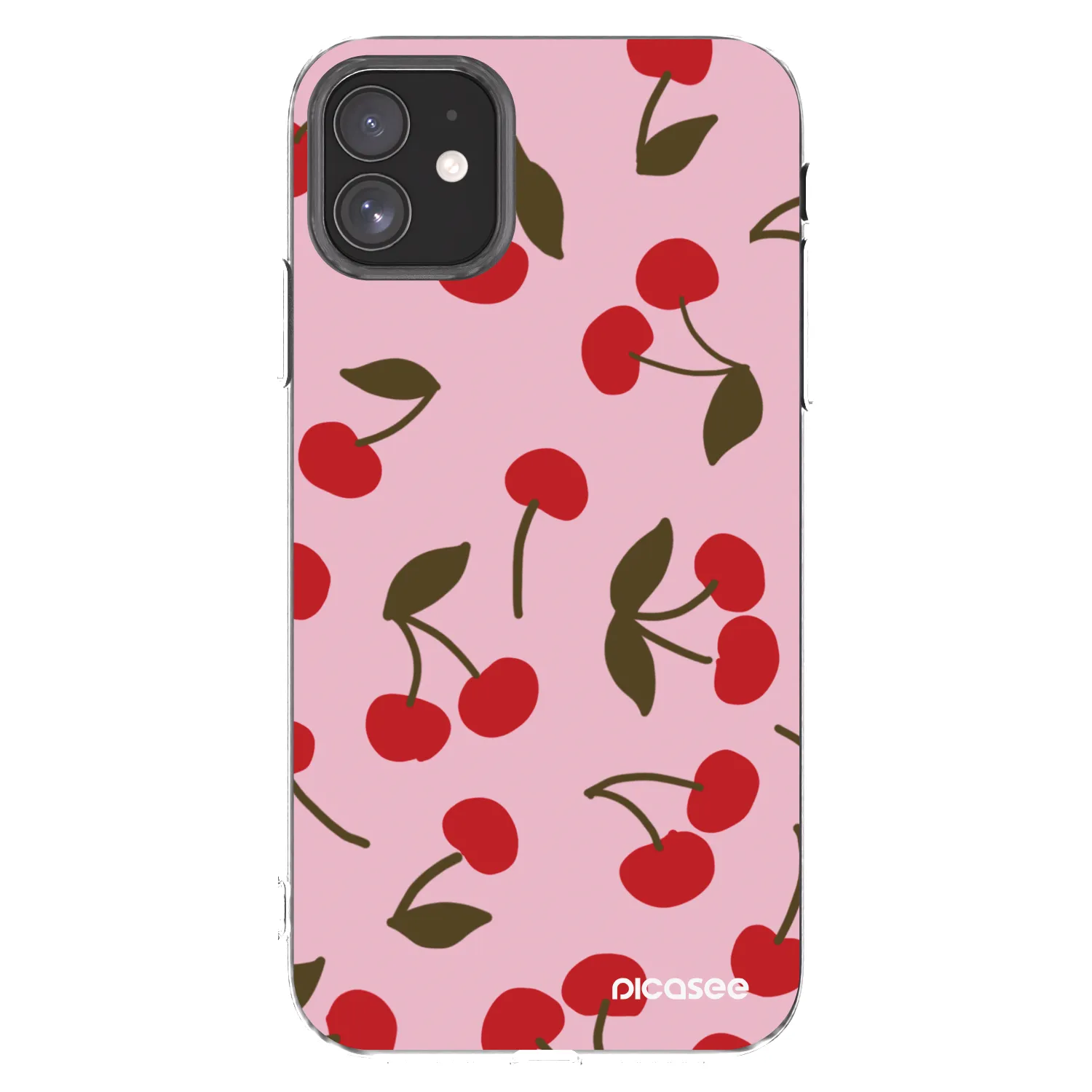 Picasee διαφανής θήκη σιλικόνης Apple iPhone 11 - Cherry