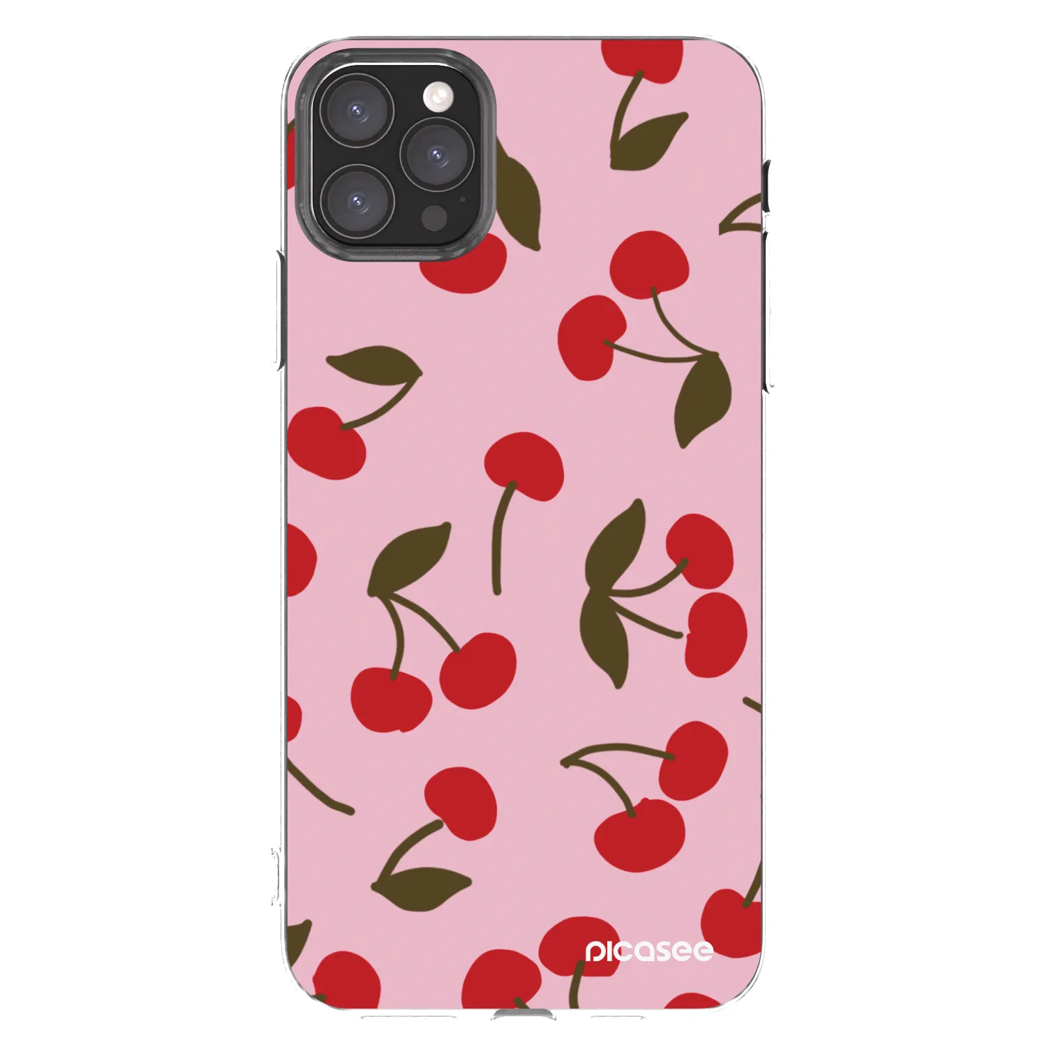 Picasee διαφανής θήκη σιλικόνης Apple iPhone 11 Pro Max - Cherry