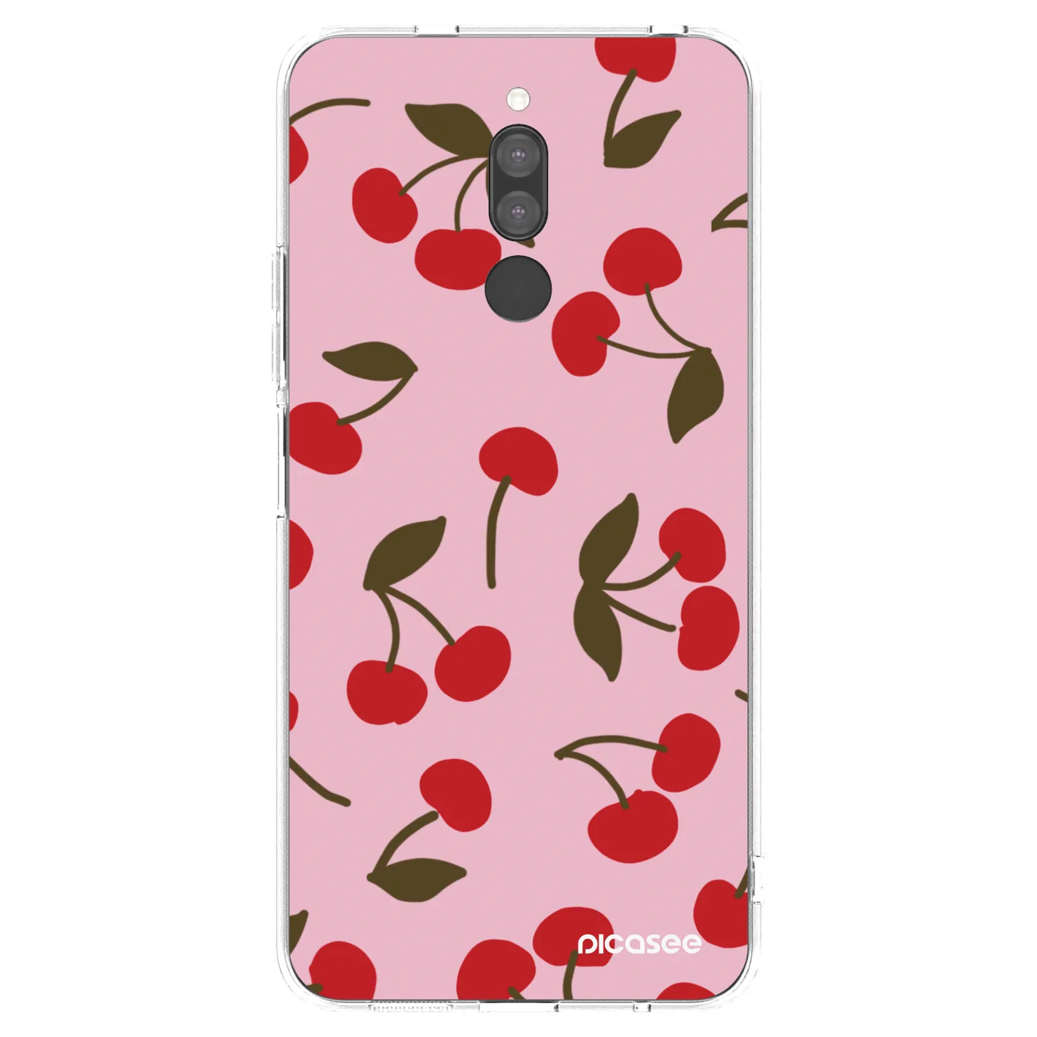 Picasee διαφανής θήκη σιλικόνης Xiaomi Redmi 8 - Cherry