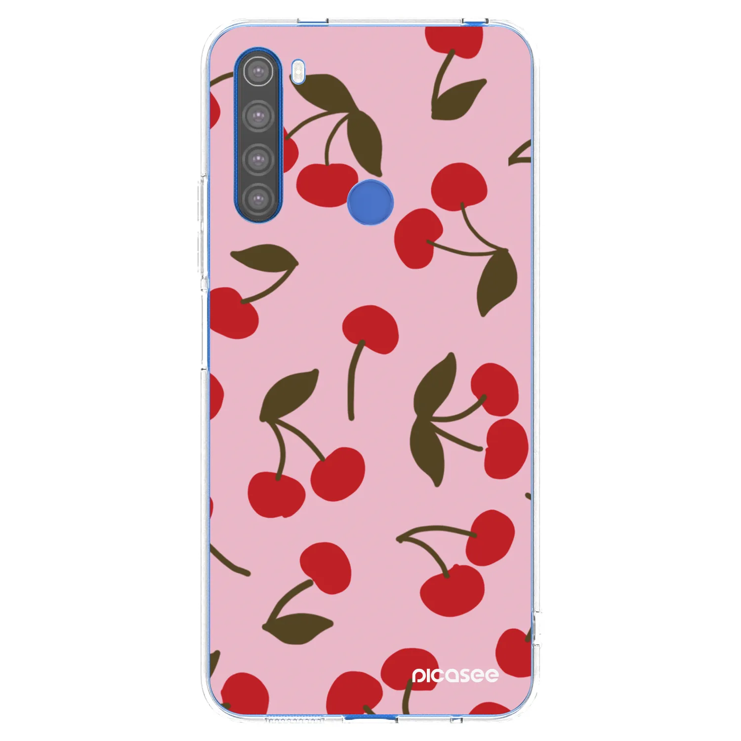 Picasee διαφανής θήκη σιλικόνης Xiaomi Redmi Note 8T - Cherry