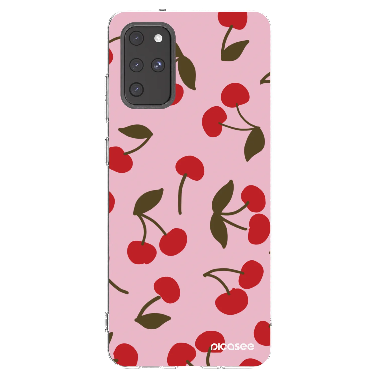 Picasee διαφανής θήκη σιλικόνης Samsung Galaxy S20+ G985F - Cherry