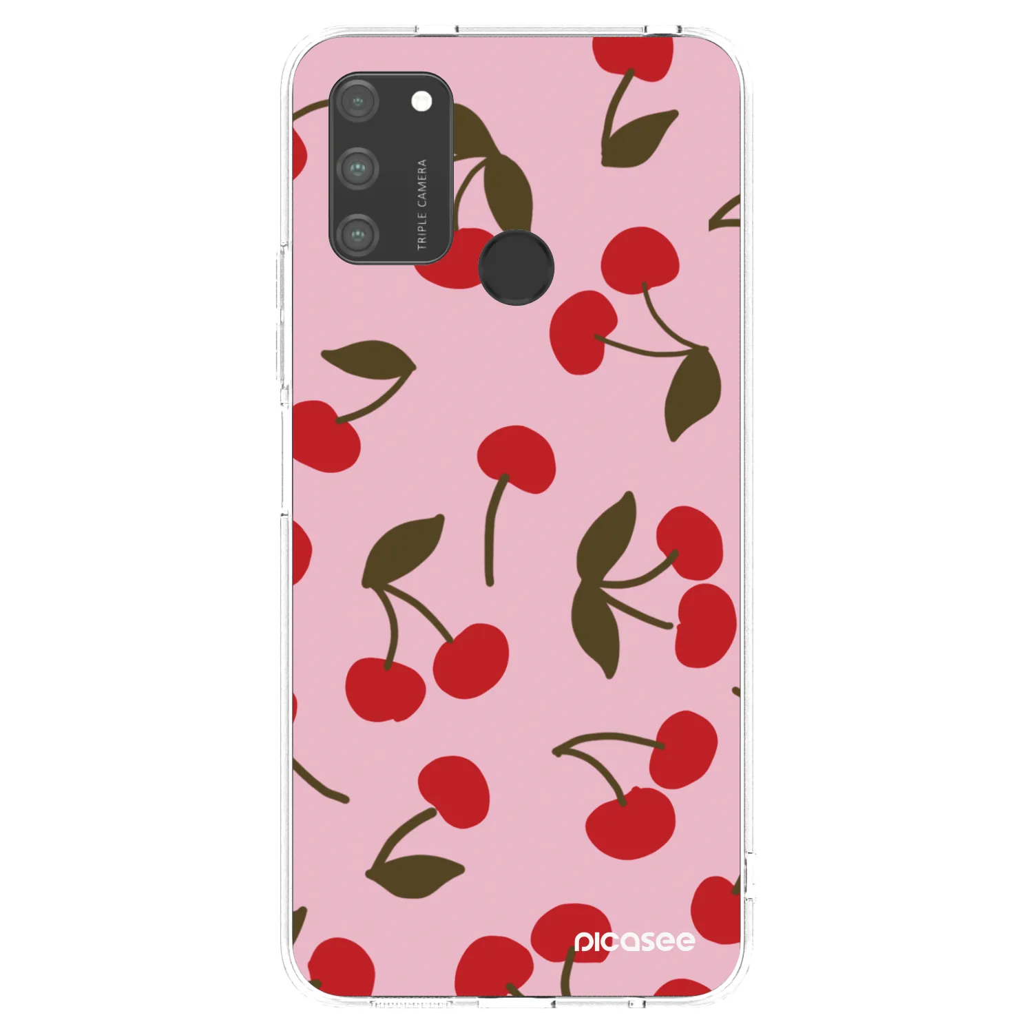 Picasee διαφανής θήκη σιλικόνης Honor 9A - Cherry
