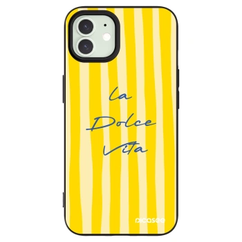 Picasee Μαύρη θήκη σιλικόνης για Apple iPhone 12 Pro - Ladolcevita