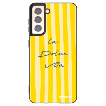 Picasee Μαύρη θήκη σιλικόνης για Samsung Galaxy S21 5G G991B - Ladolcevita