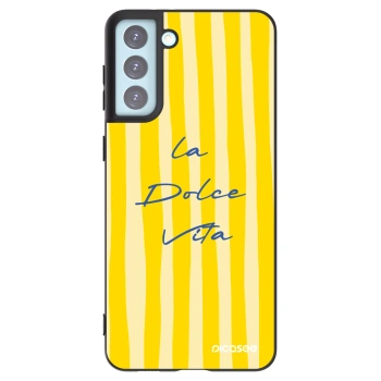 Picasee Μαύρη θήκη σιλικόνης για Samsung Galaxy S21+ 5G G996F - Ladolcevita