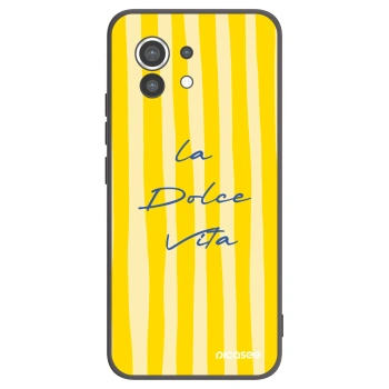 Picasee Μαύρη θήκη σιλικόνης για Xiaomi Mi 11 - Ladolcevita