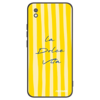 Picasee Μαύρη θήκη σιλικόνης για Xiaomi Redmi 9AT - Ladolcevita